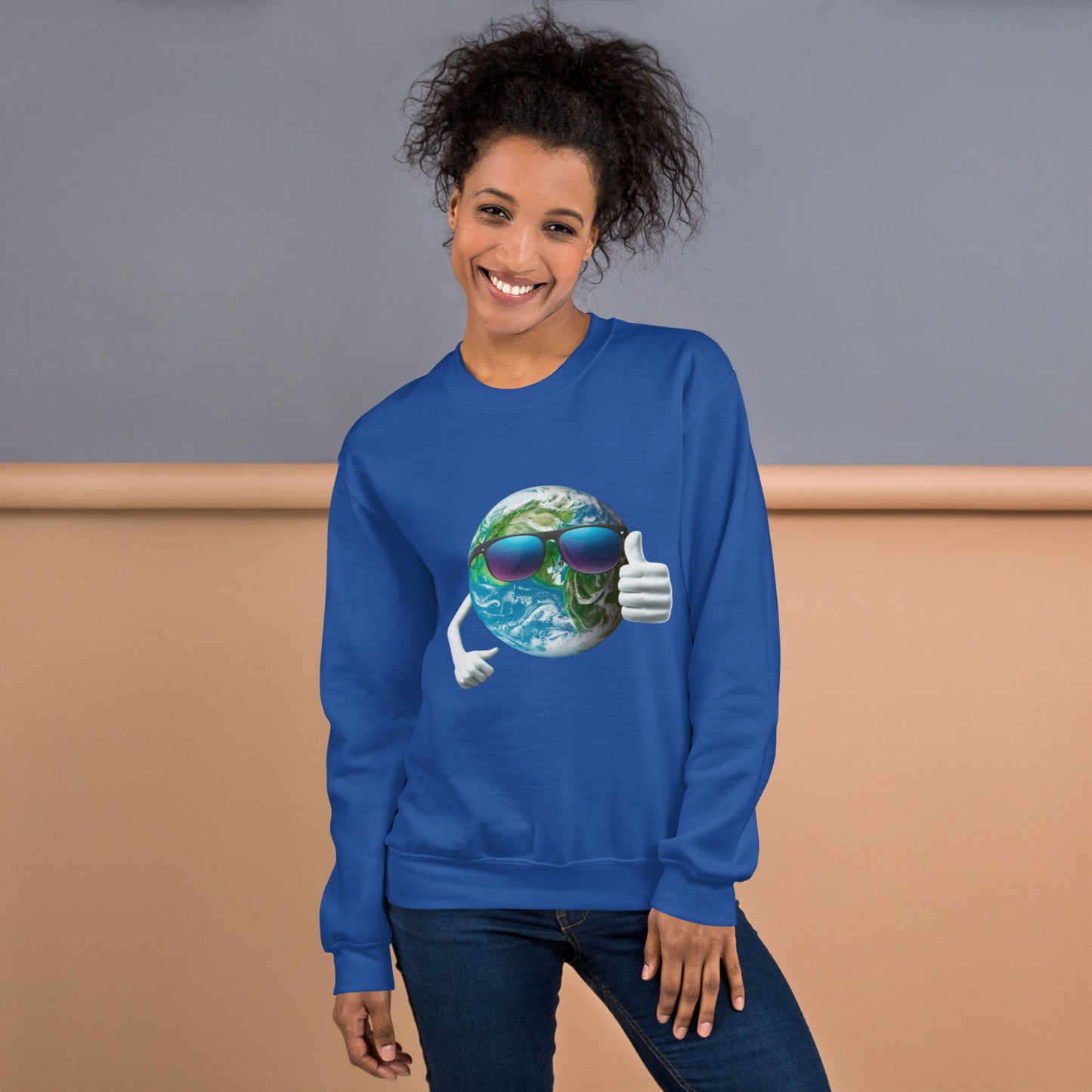 Cool Earth Sweatshirt - royal