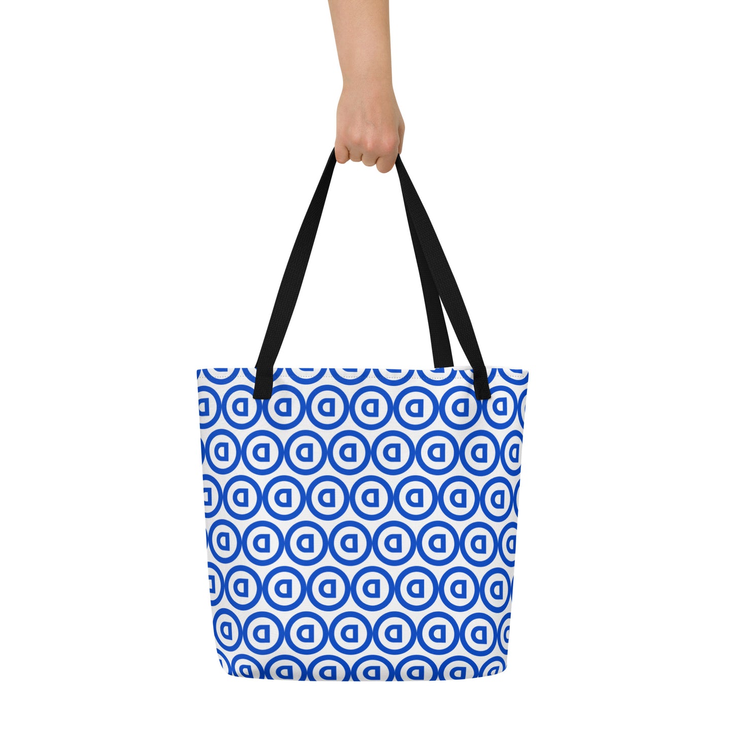 Democratic Values Large Tote Bag