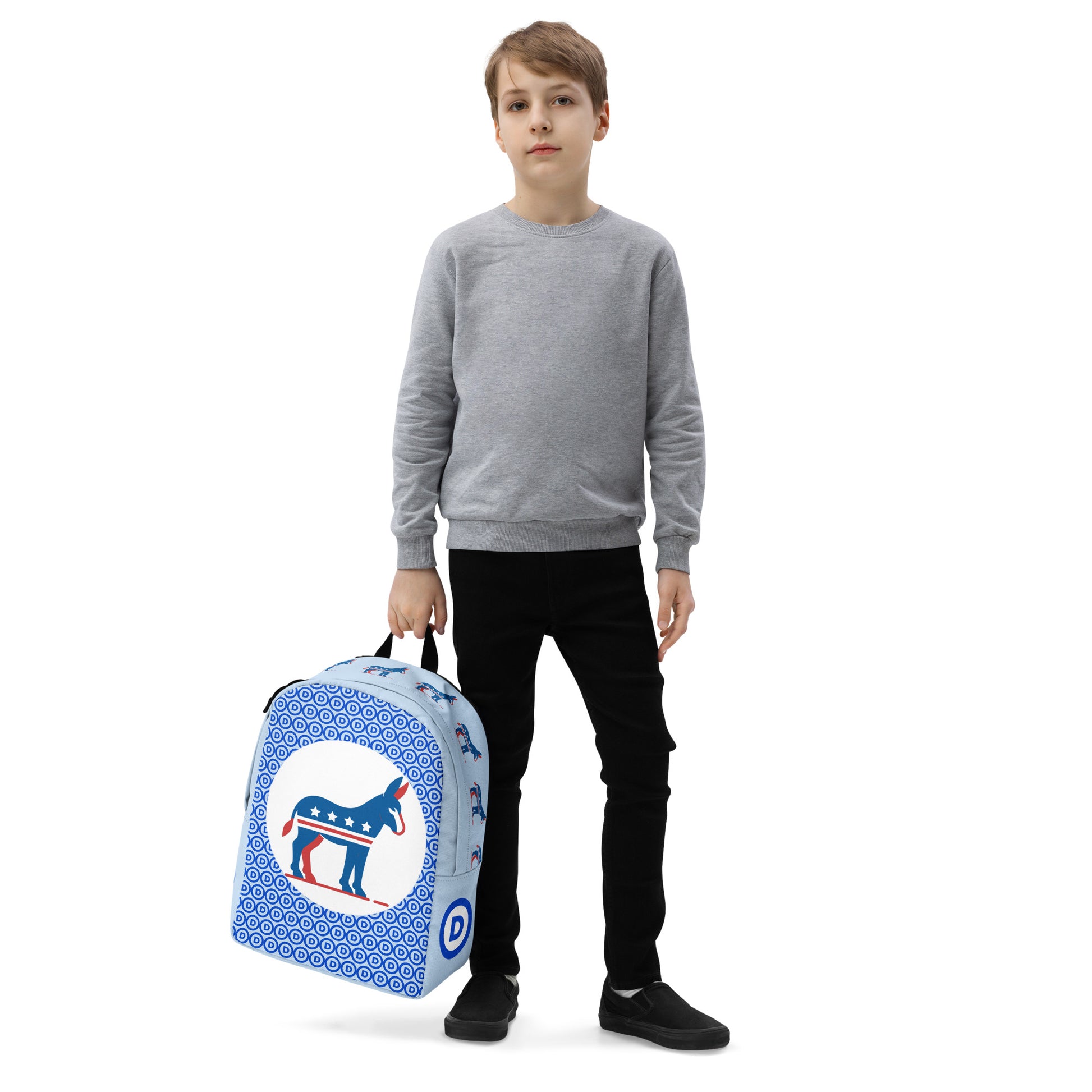 Democrat Liberal Donkey Backpack - In Hand