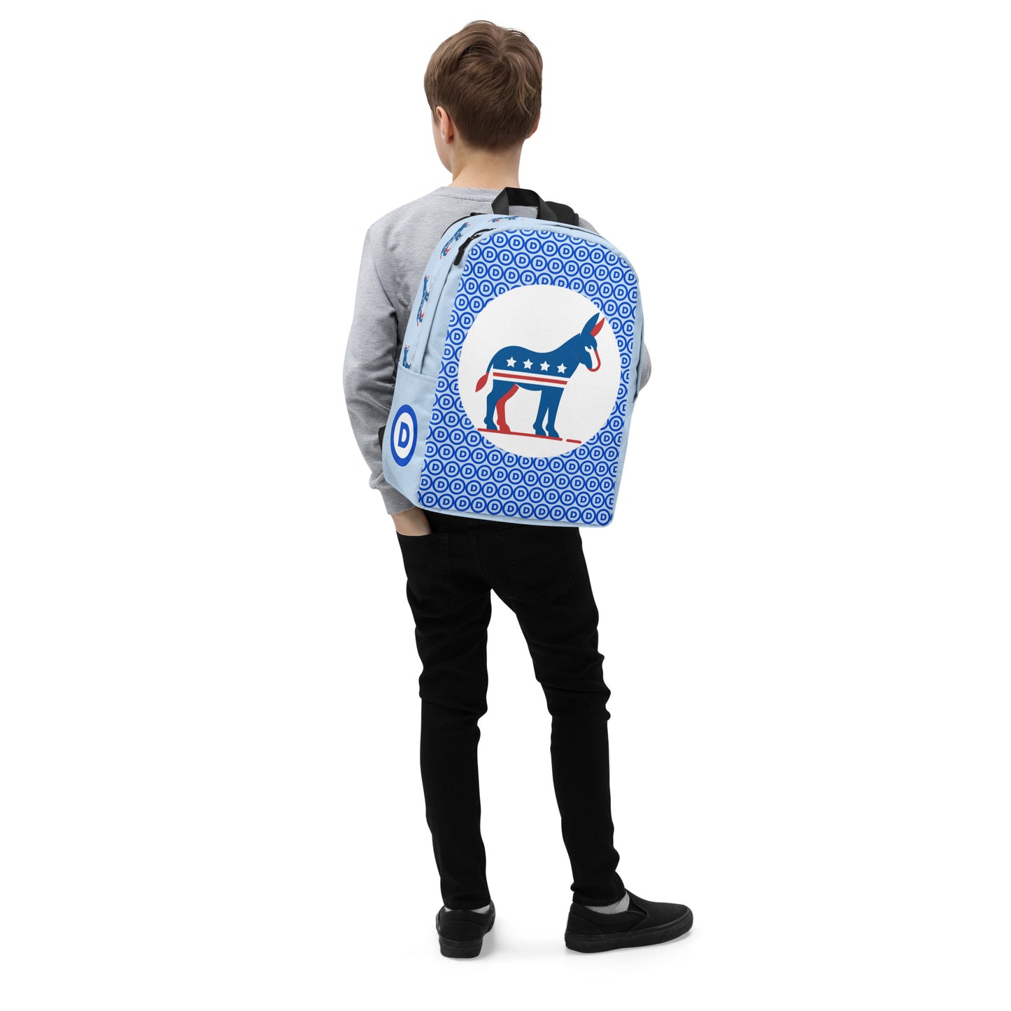 Democrat Liberal Donkey Backpack - Front