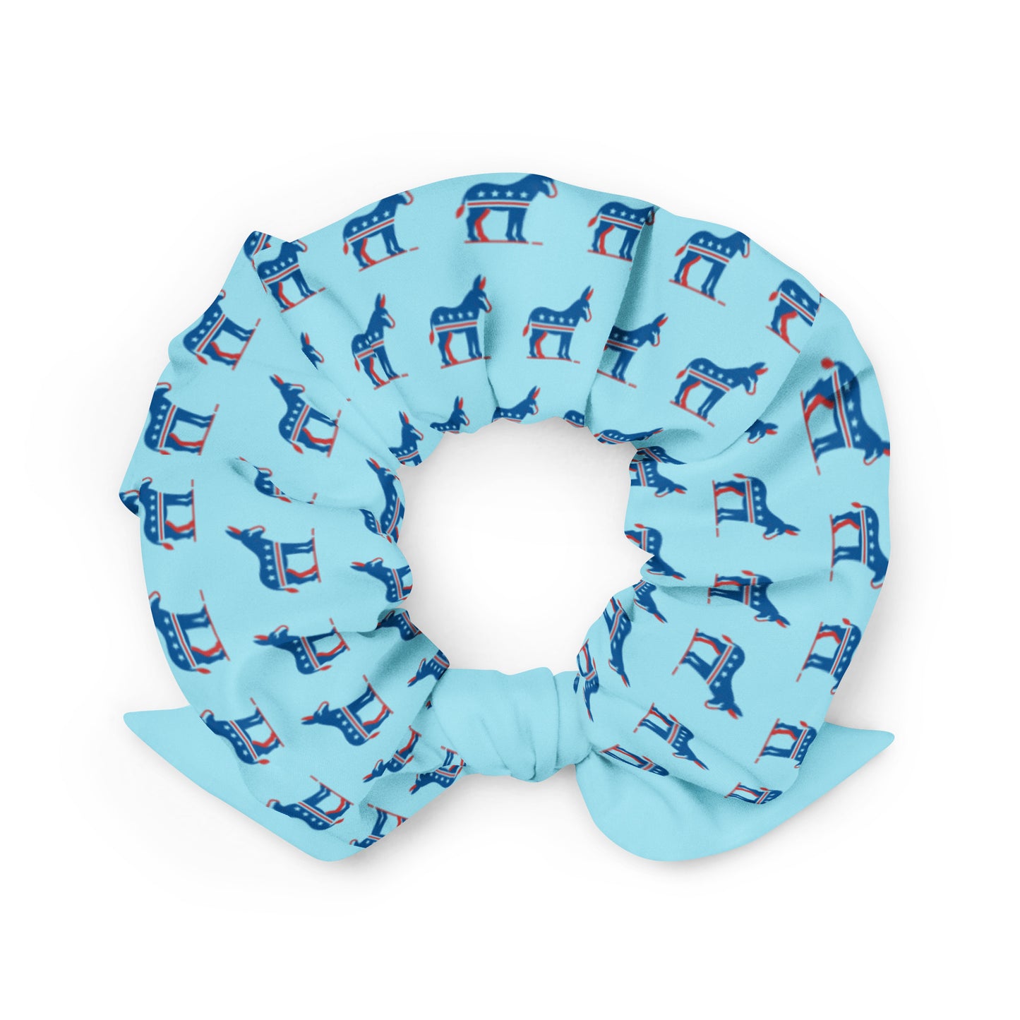 Democrat Recycled Scrunchie