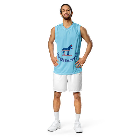 Democrat Recycled unisex basketball jersey