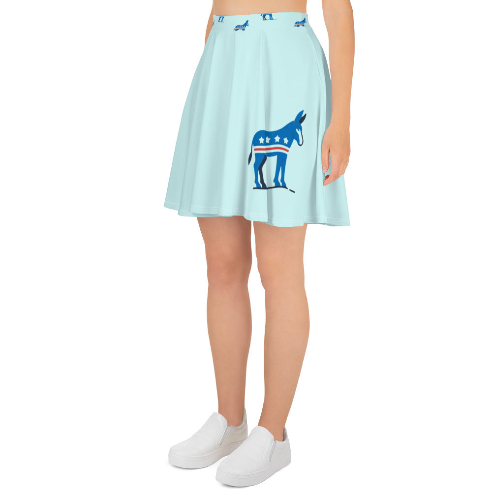 Democrat Donkey Skater Skirt