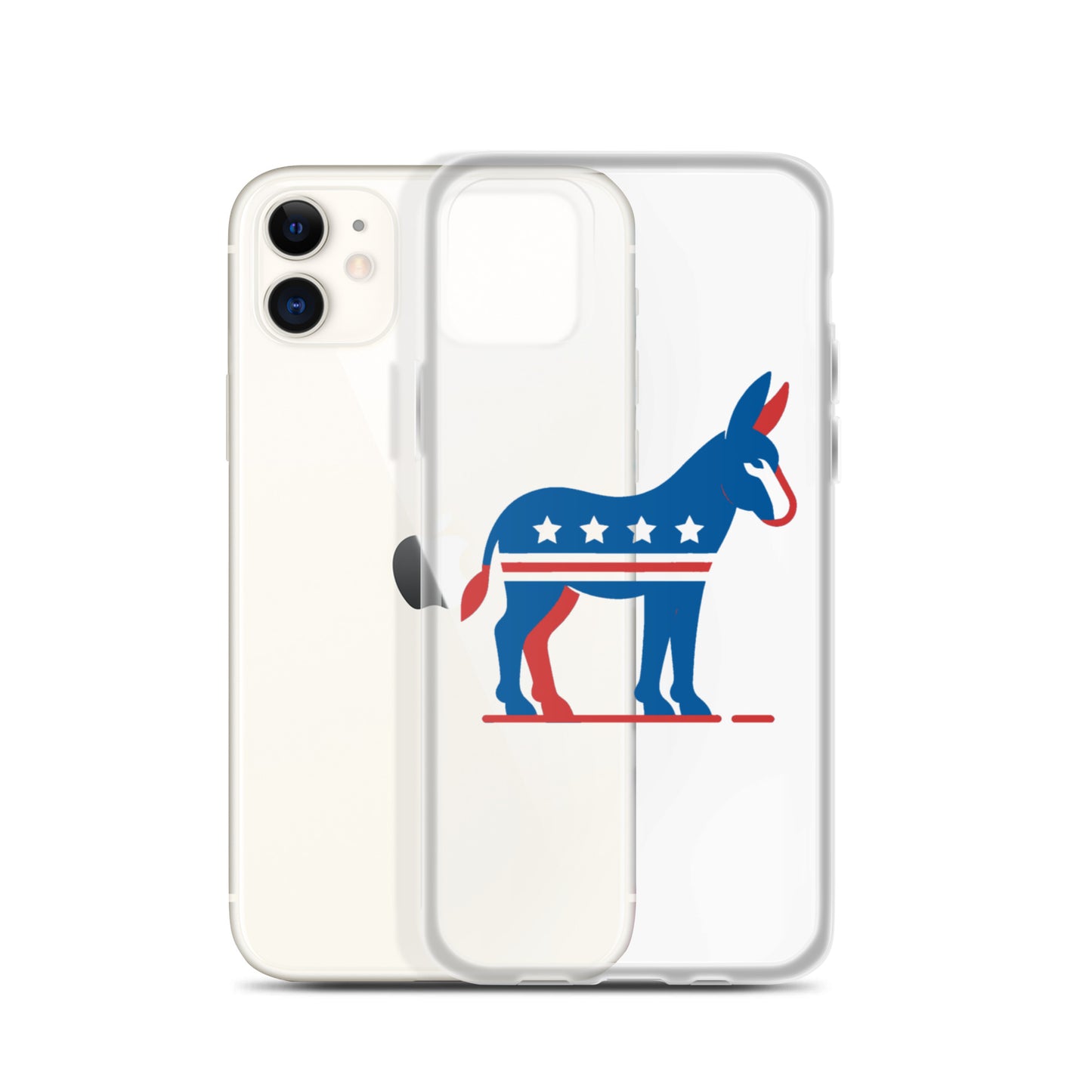 Democrat Donkey Clear Case for iPhone®