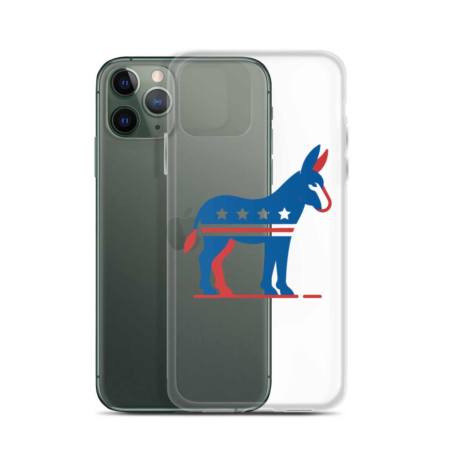 Democrat Donkey Clear Case for iPhone®