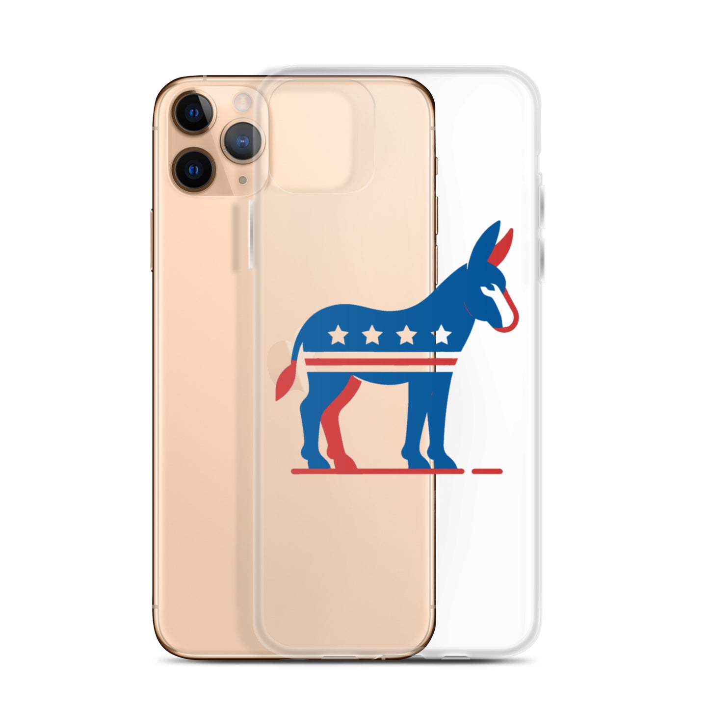 Democrat Donkey Clear Case for iPhone®