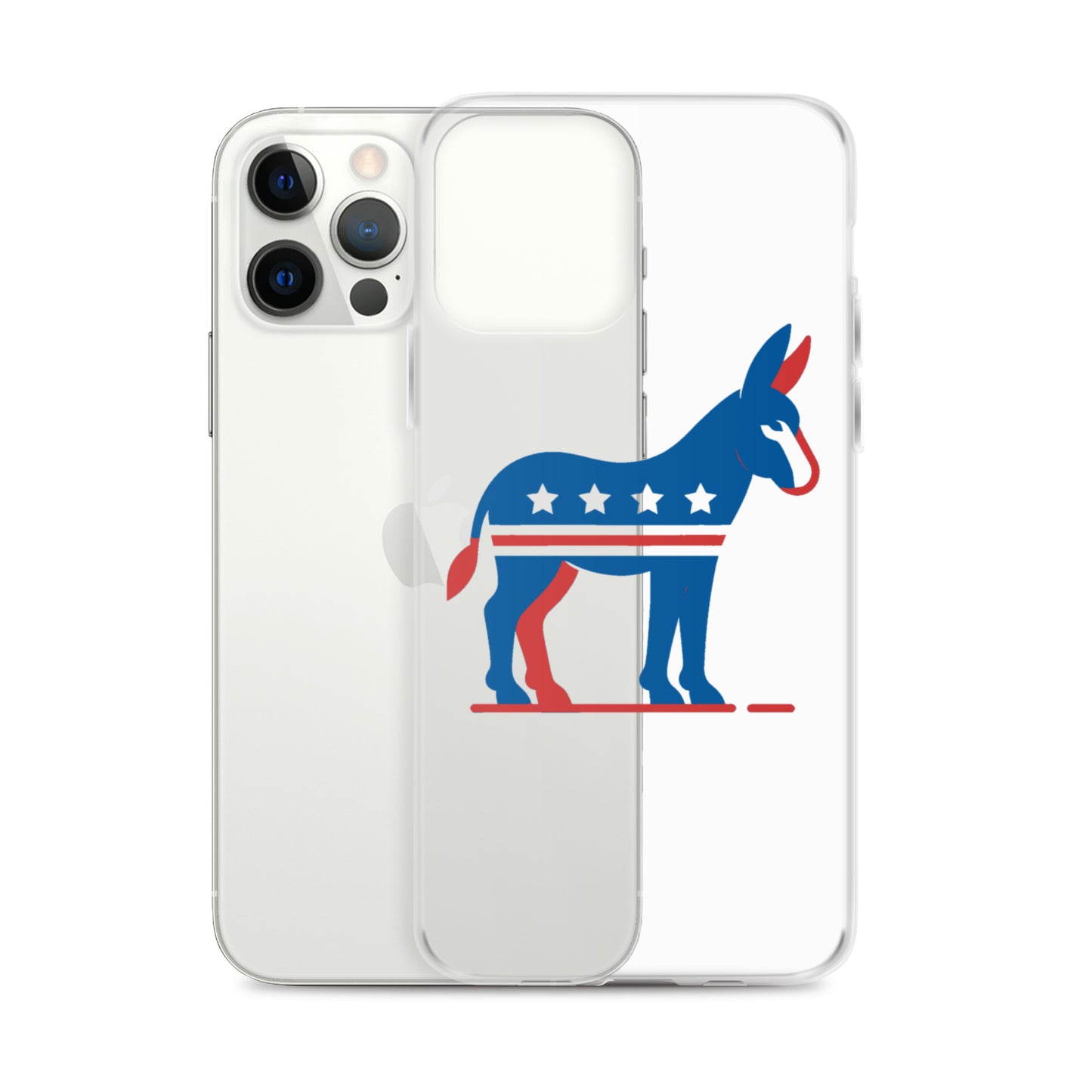 Democrat Donkey Clear Case for iPhone®