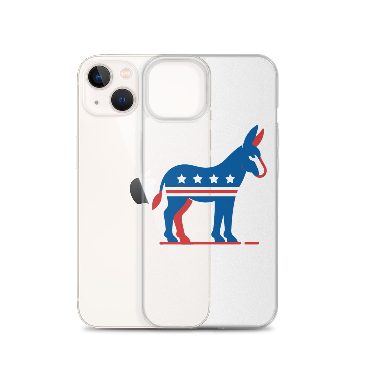 Democrat Donkey Clear Case for iPhone®