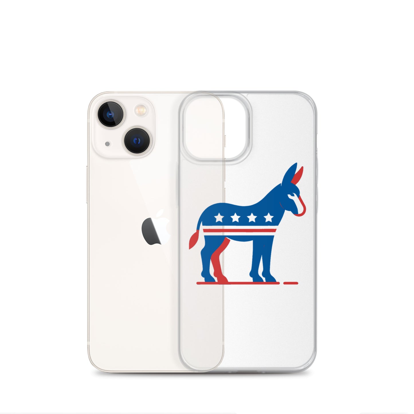 Democrat Donkey Clear Case for iPhone®