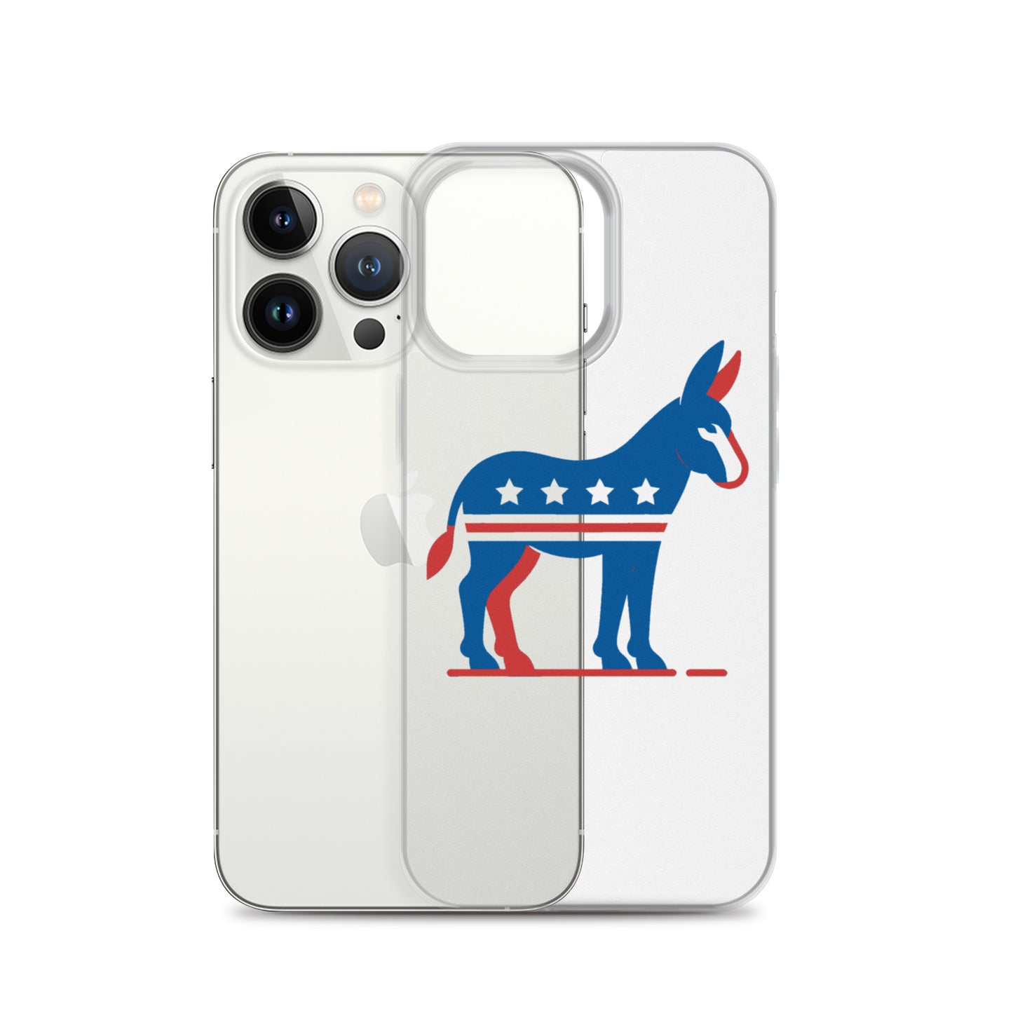 Democrat Donkey Clear Case for iPhone®