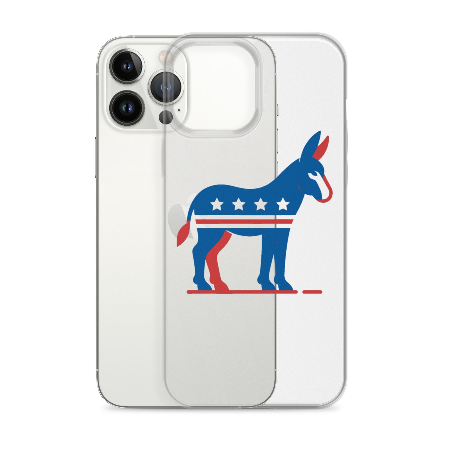 Democrat Donkey Clear Case for iPhone®