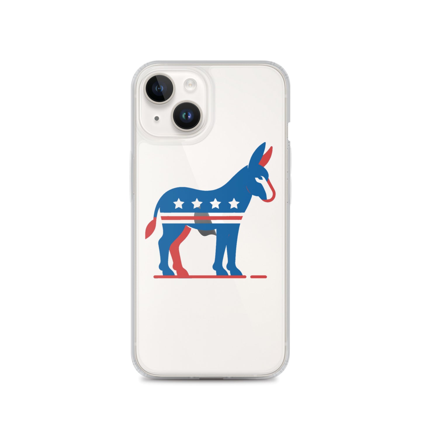 Democrat Donkey Clear Case for iPhone®