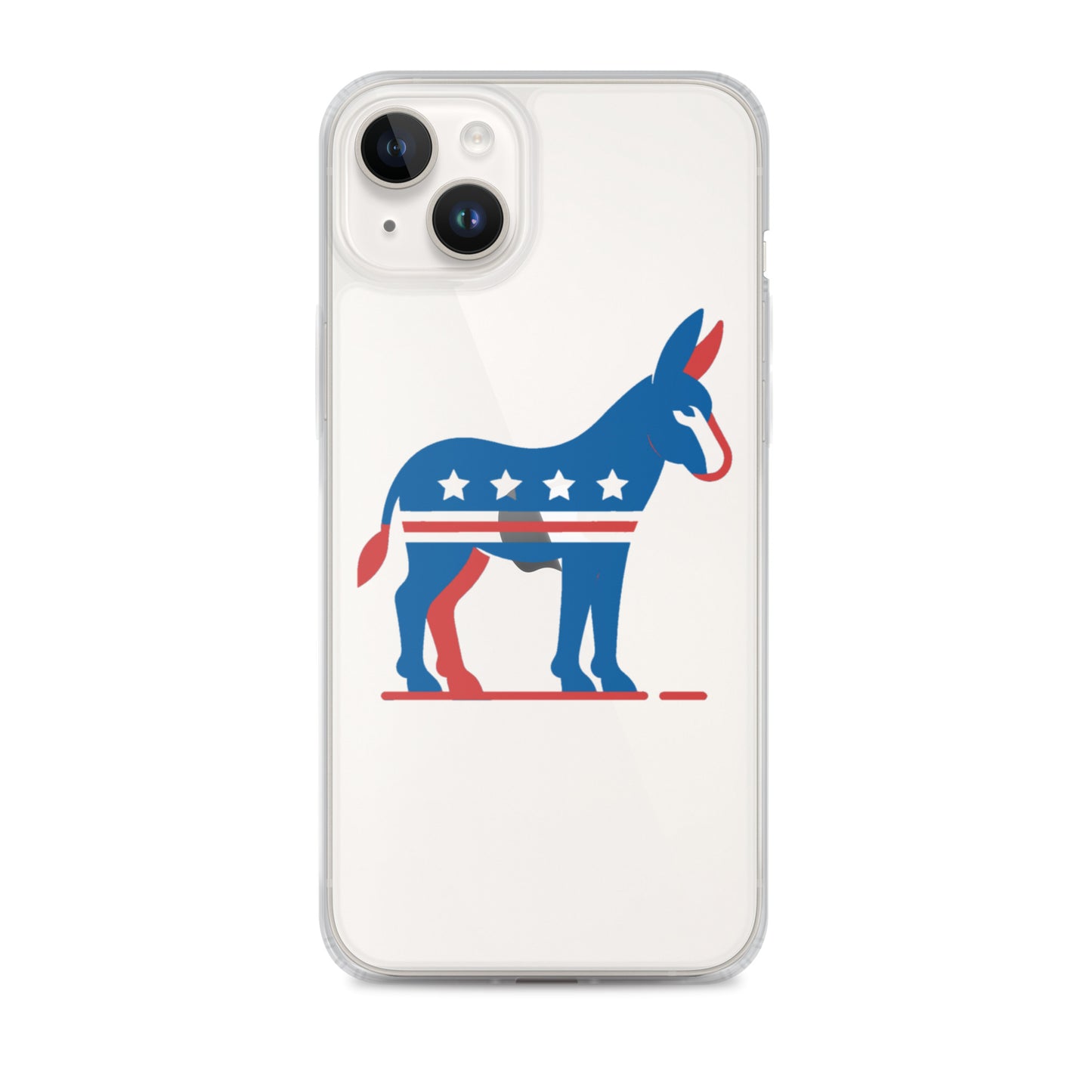 Democrat Donkey Clear Case for iPhone®