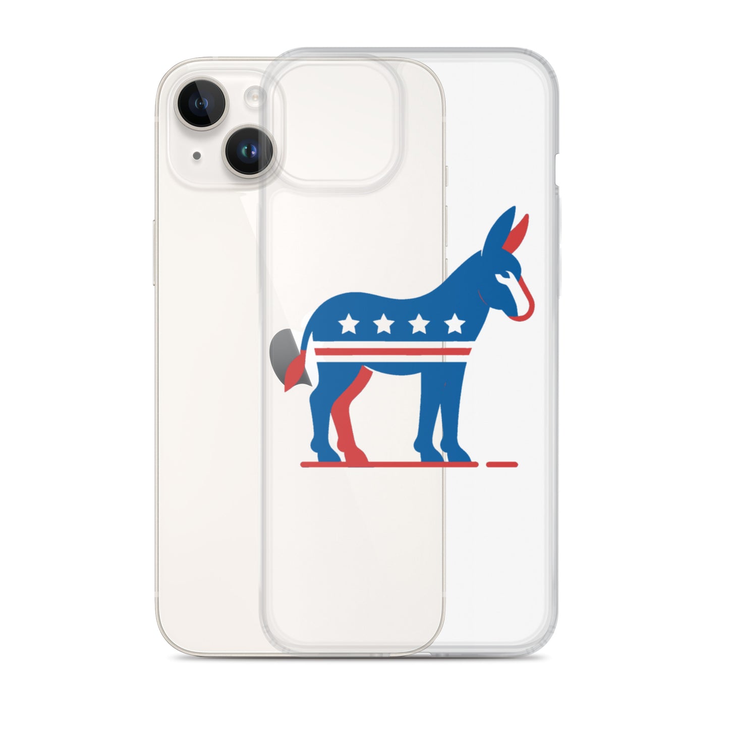 Democrat Donkey Clear Case for iPhone®