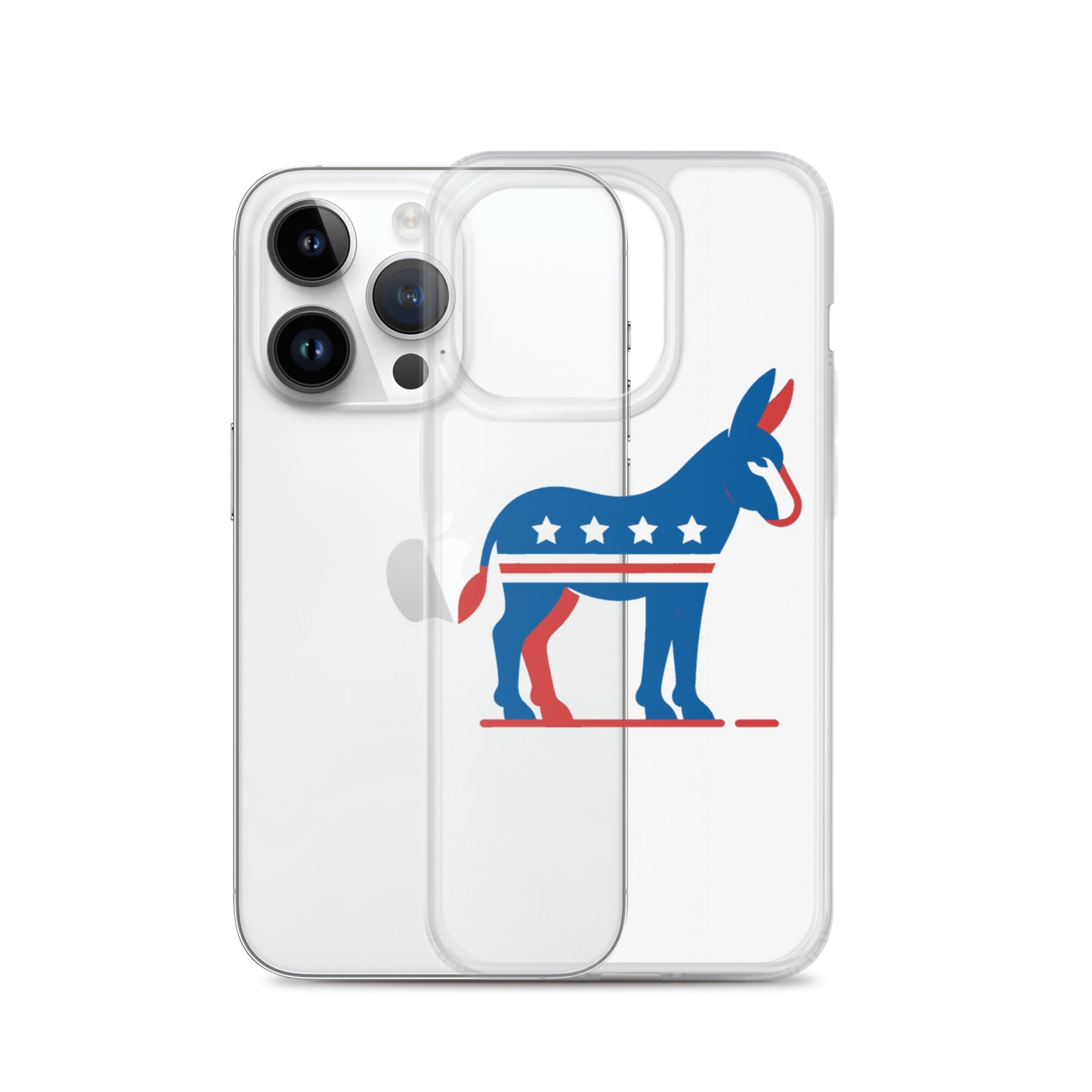 Democrat Donkey Clear Case for iPhone®