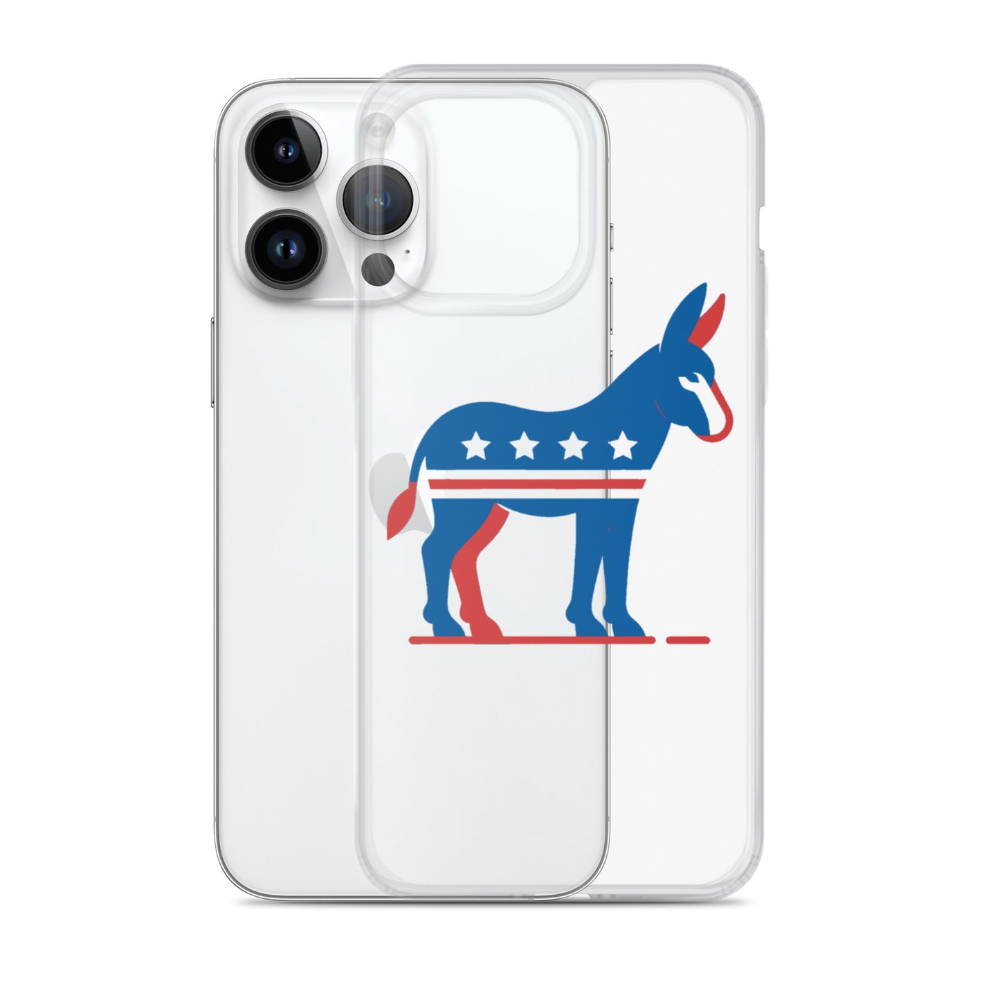 Democrat Donkey Clear Case for iPhone®