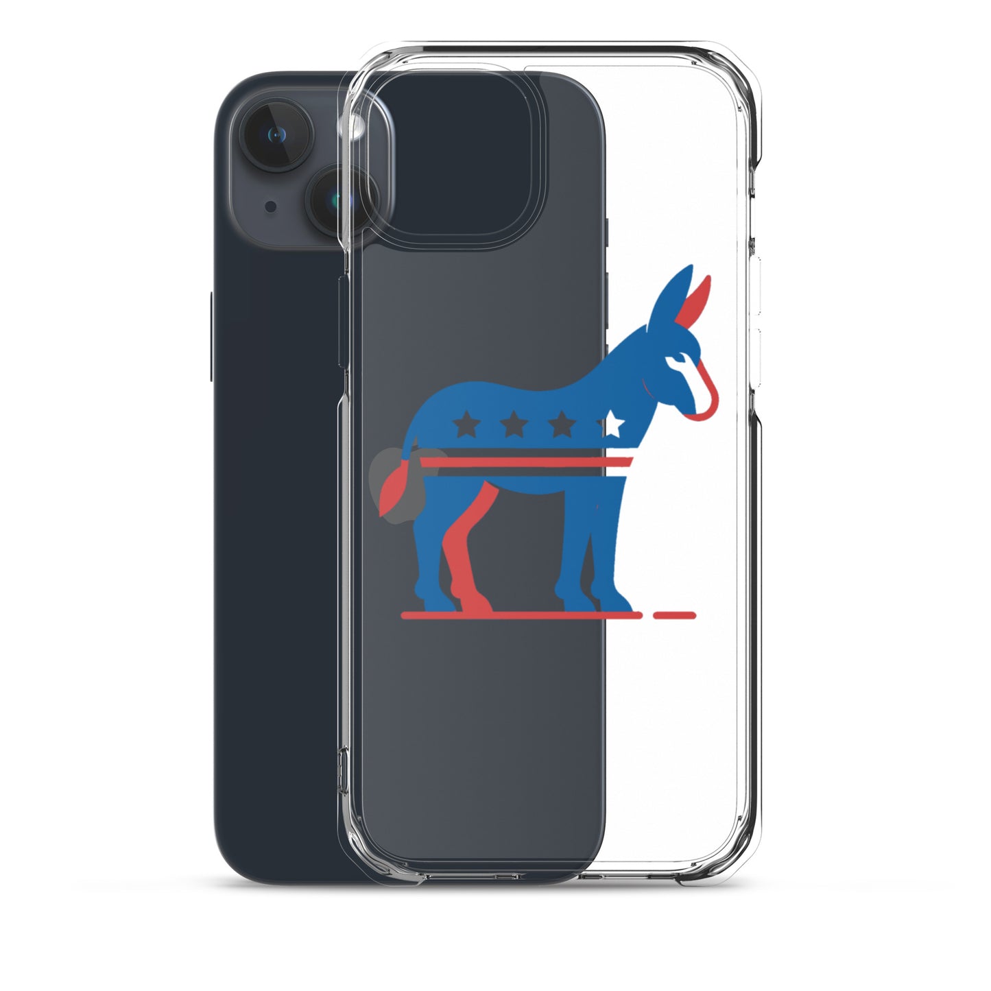 Democrat Donkey Clear Case for iPhone®