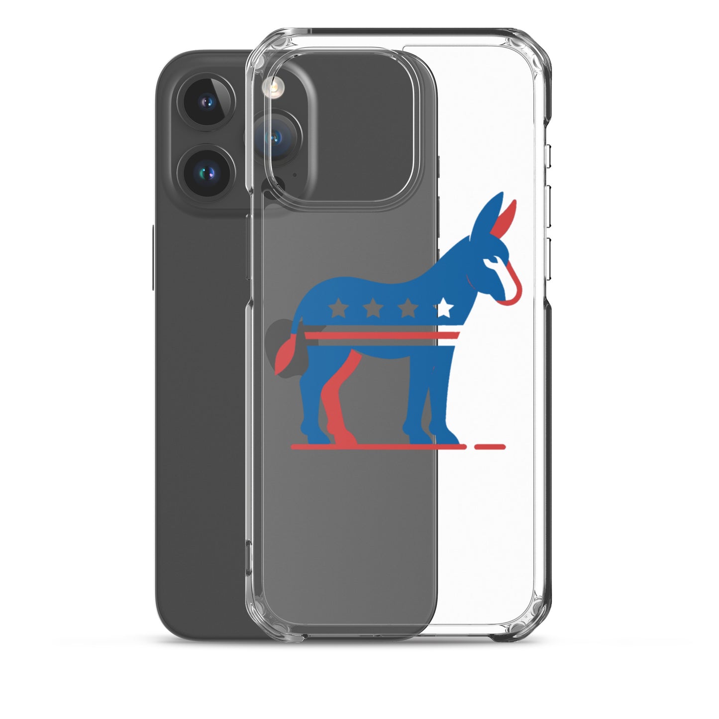 Democrat Donkey Clear Case for iPhone®