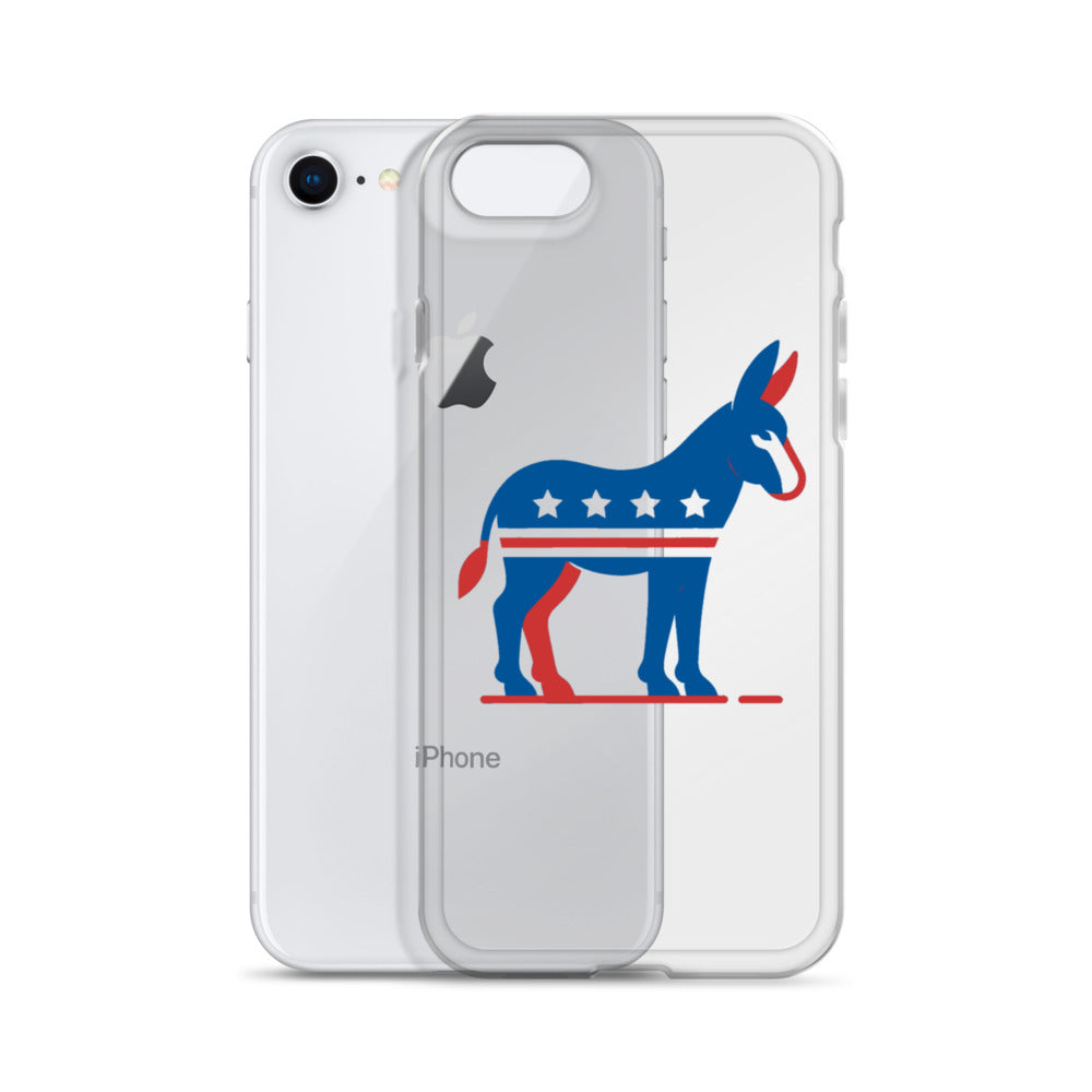 Democrat Donkey Clear Case for iPhone®