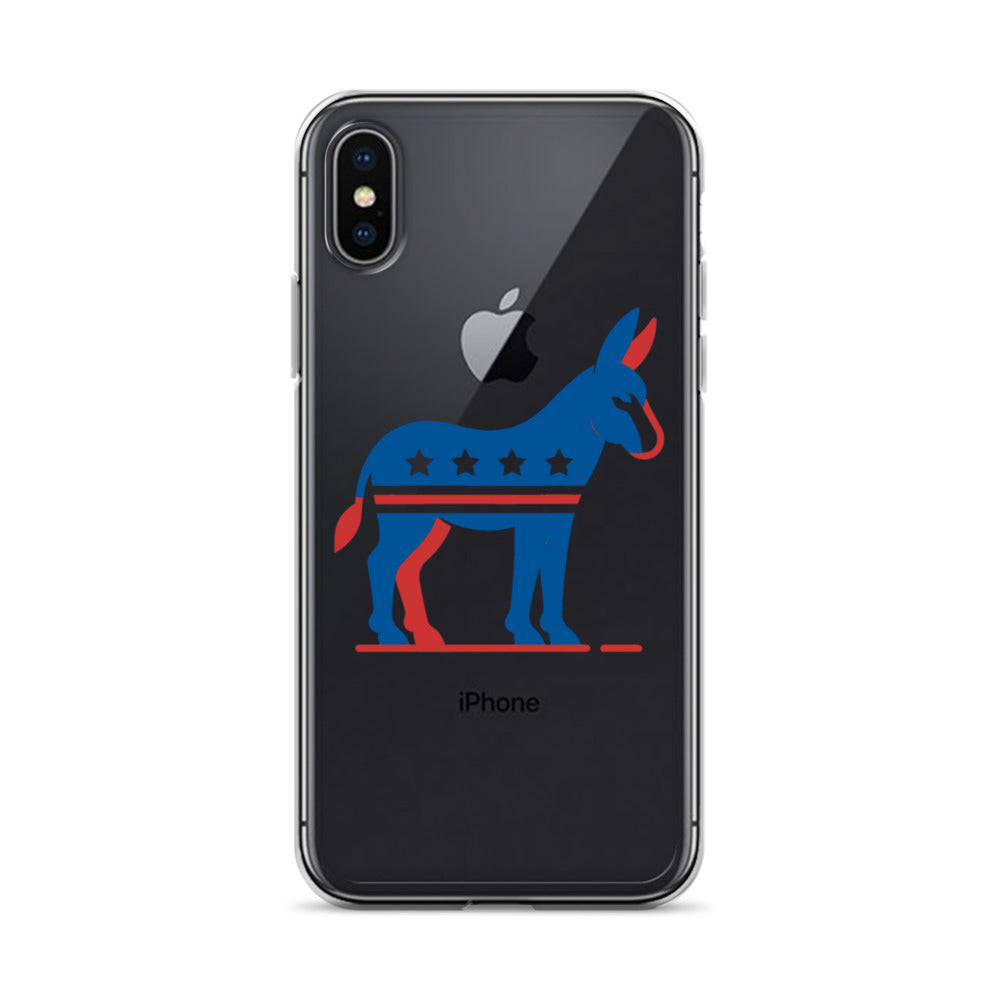 Democrat Donkey Clear Case for iPhone®