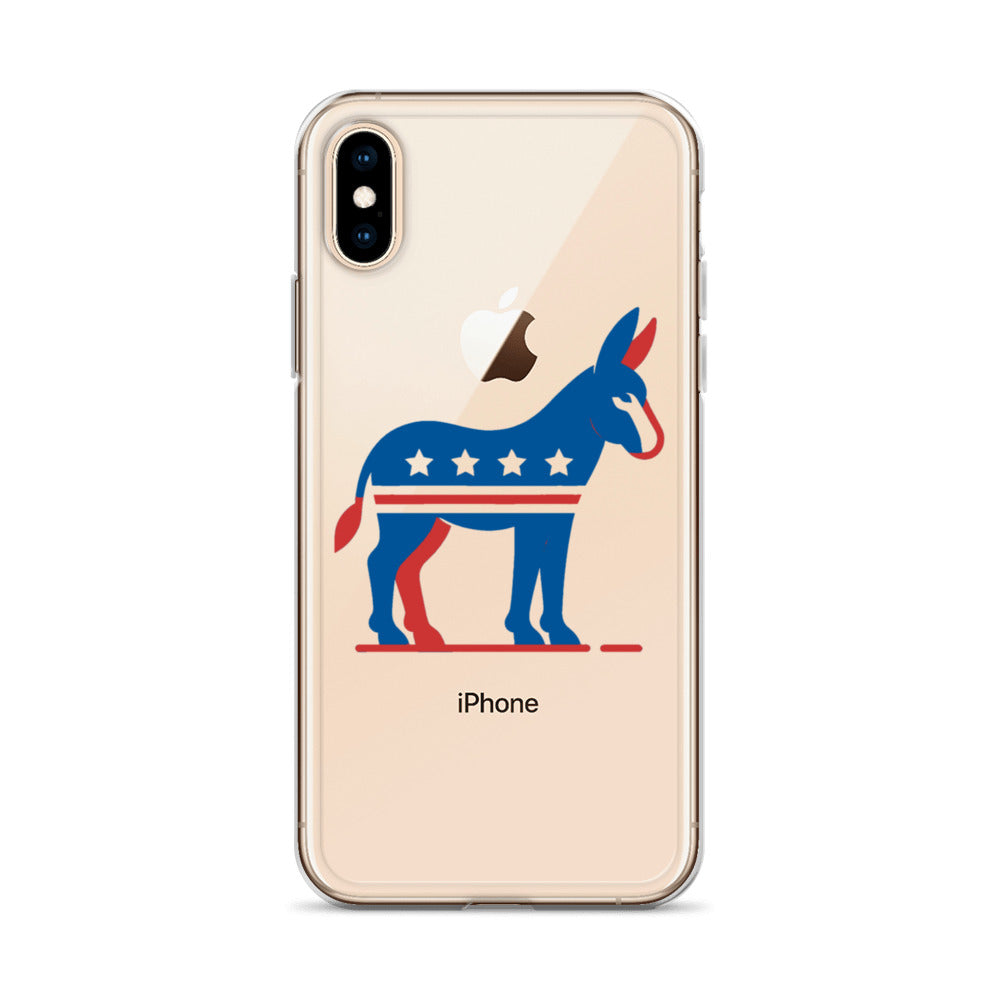 Democrat Donkey Clear Case for iPhone®