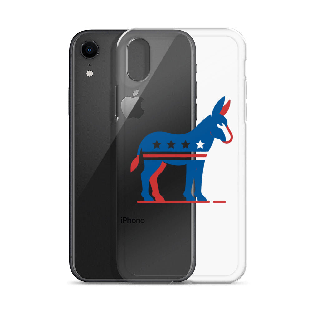 Democrat Donkey Clear Case for iPhone®