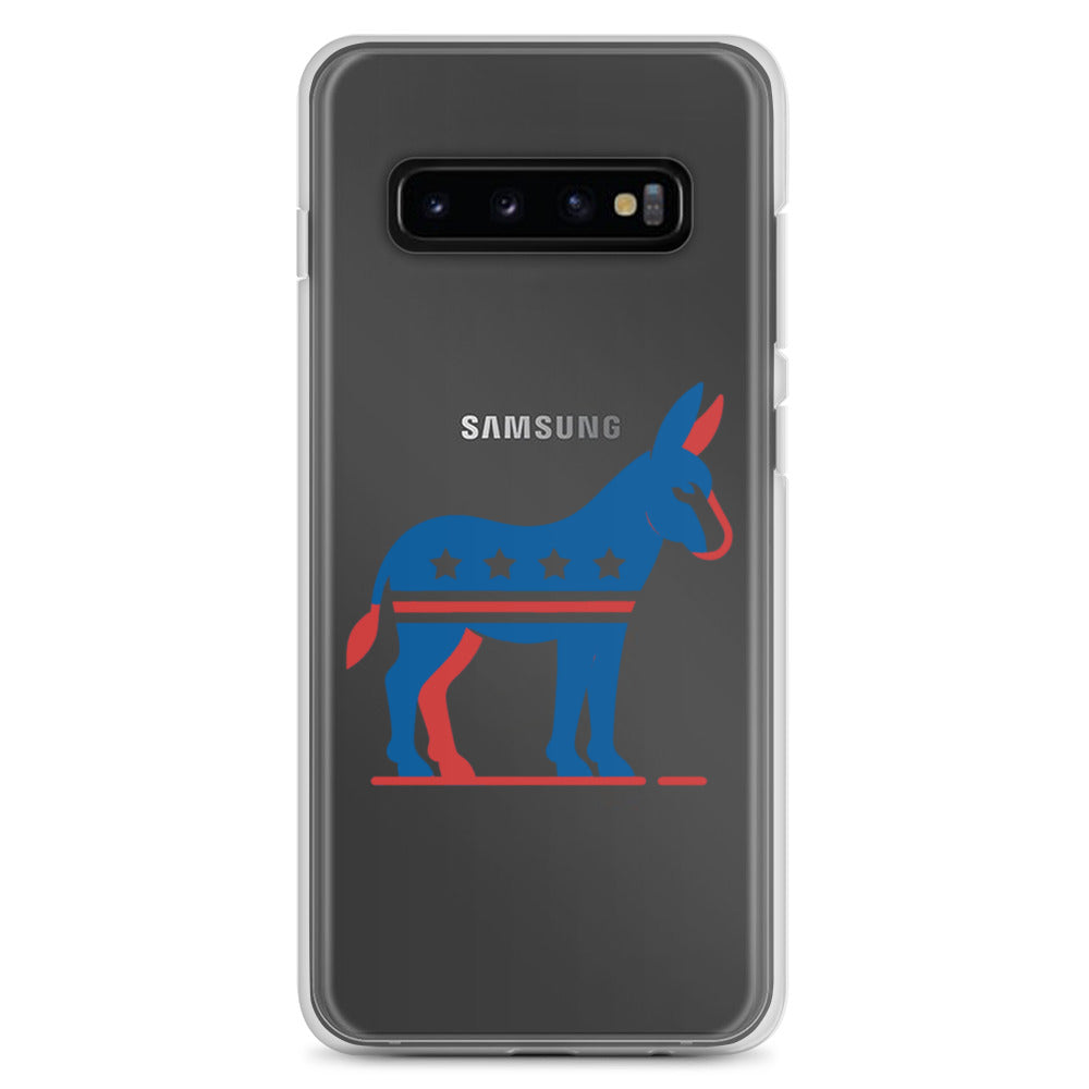 Democrat Donkey Clear Case for Samsung®