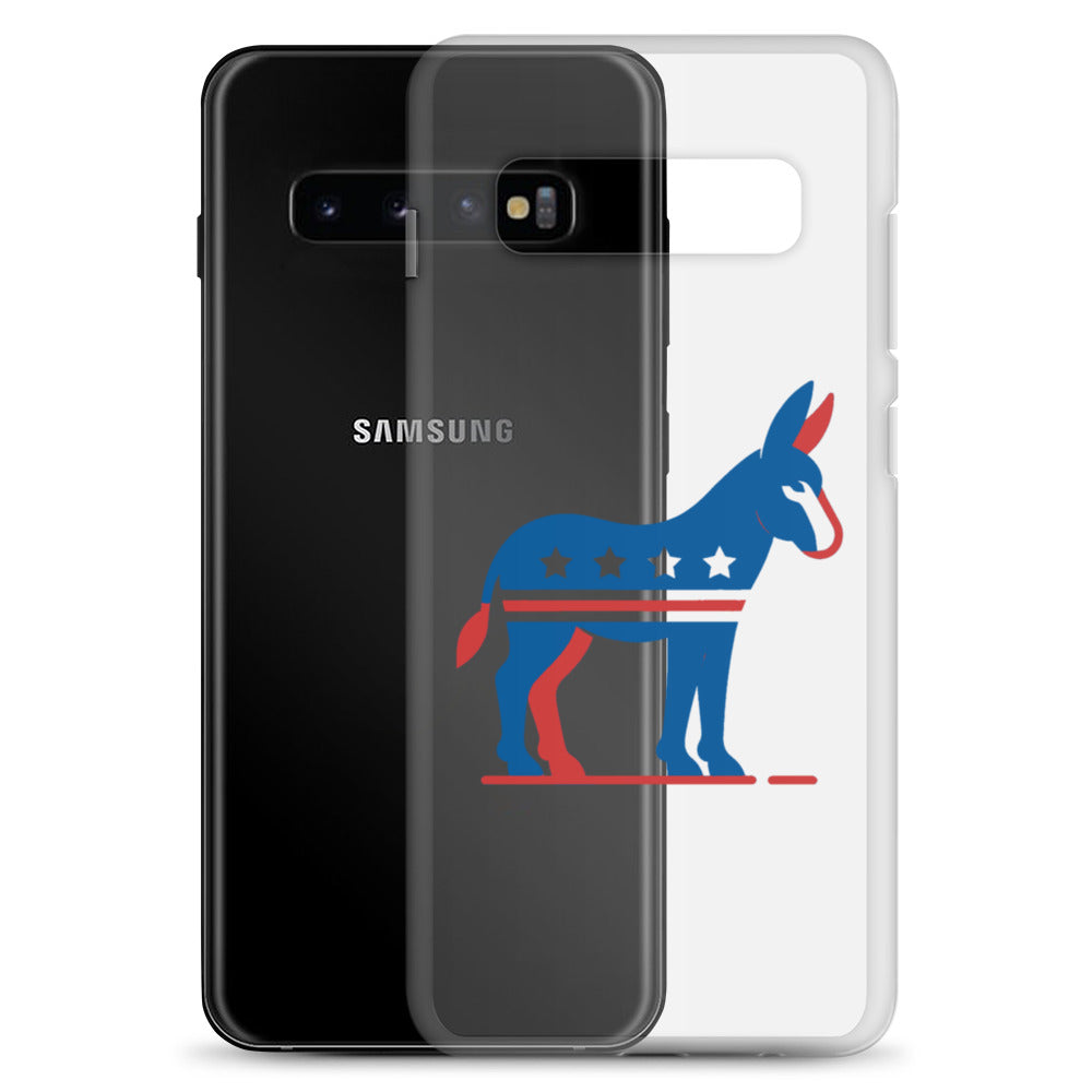 Democrat Donkey Clear Case for Samsung®