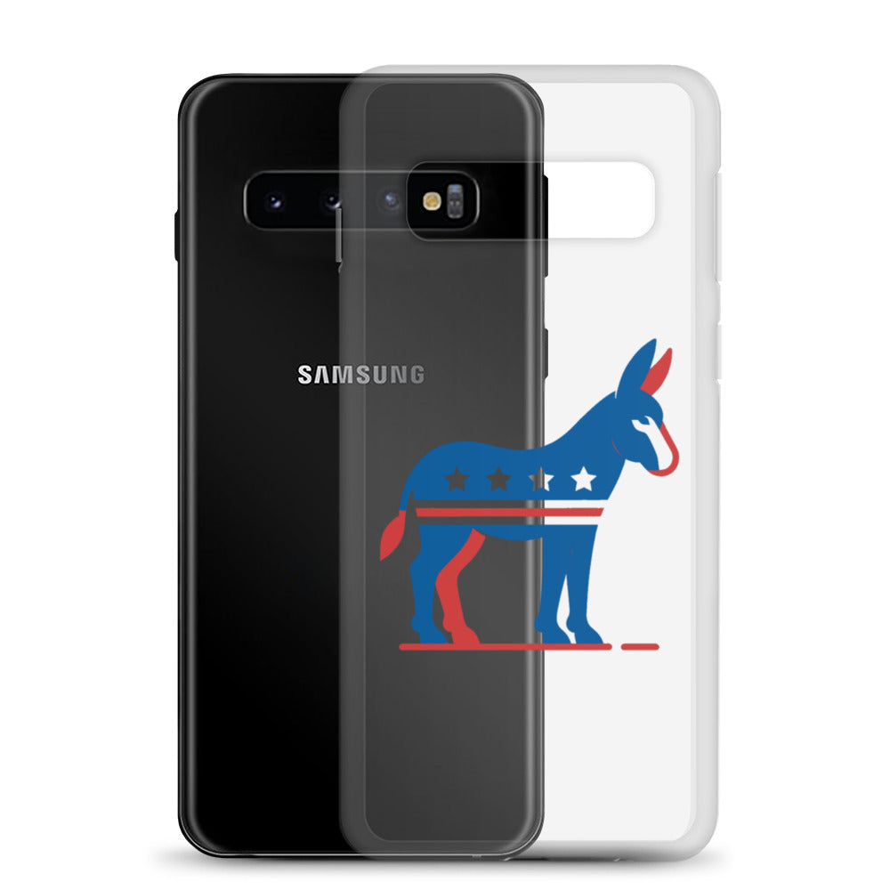 Democrat Donkey Clear Case for Samsung®