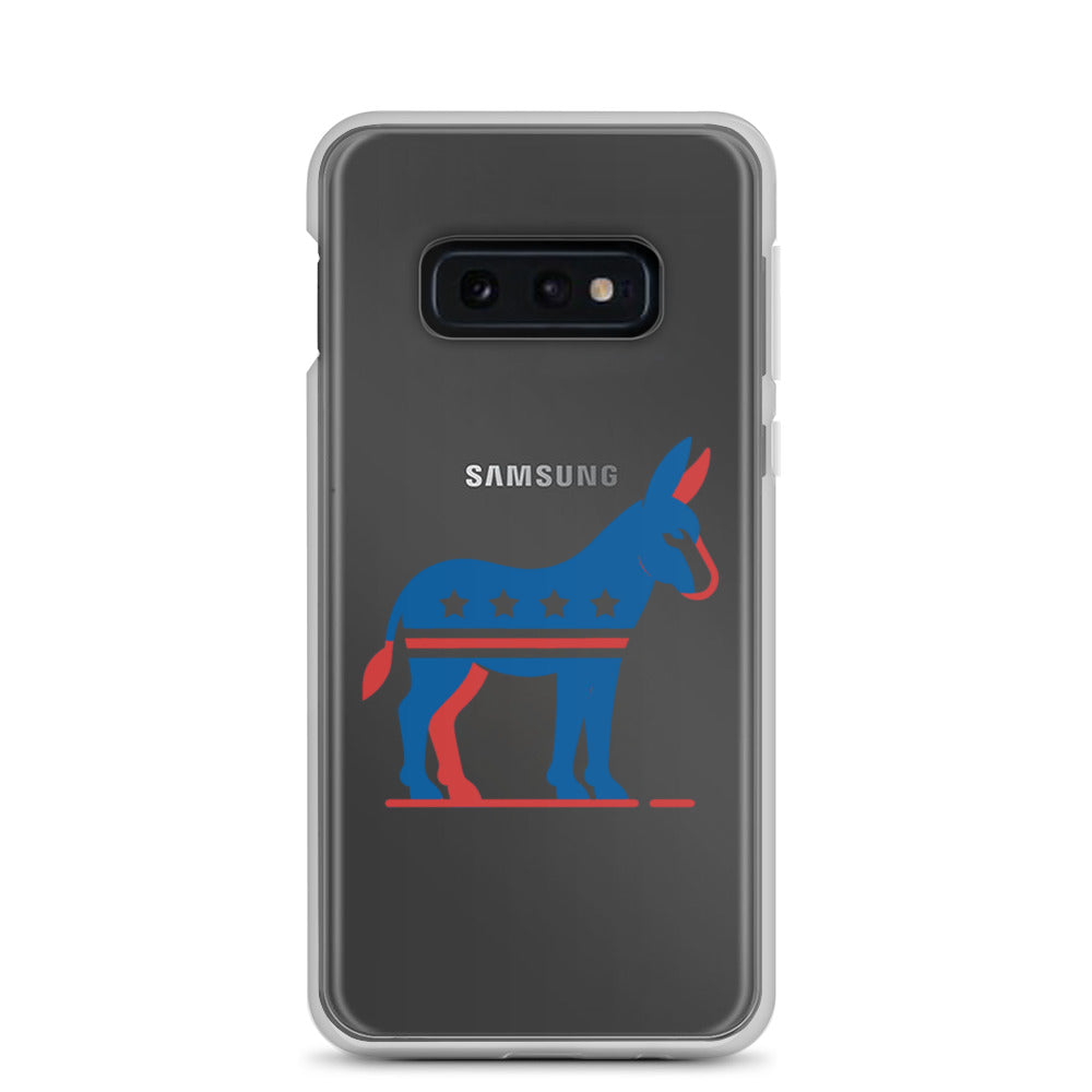 Democrat Donkey Clear Case for Samsung®