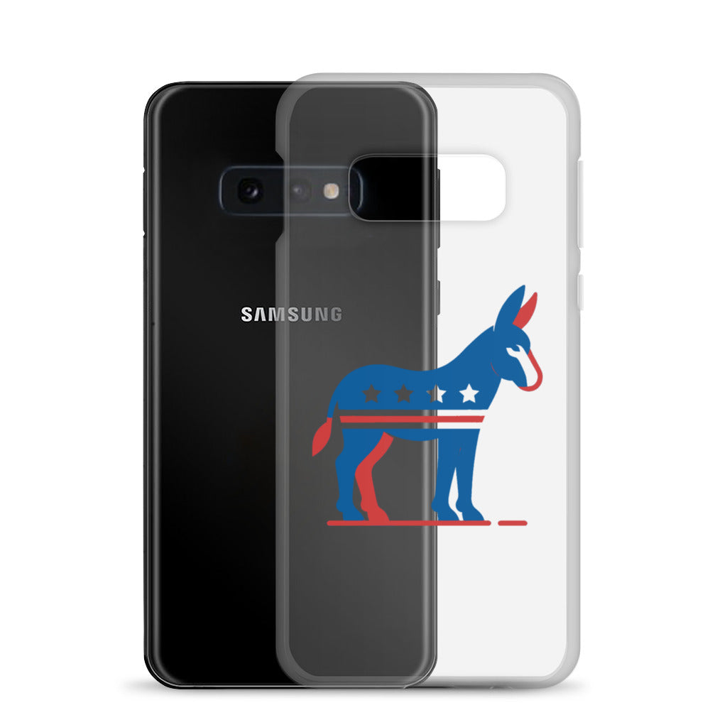 Democrat Donkey Clear Case for Samsung®