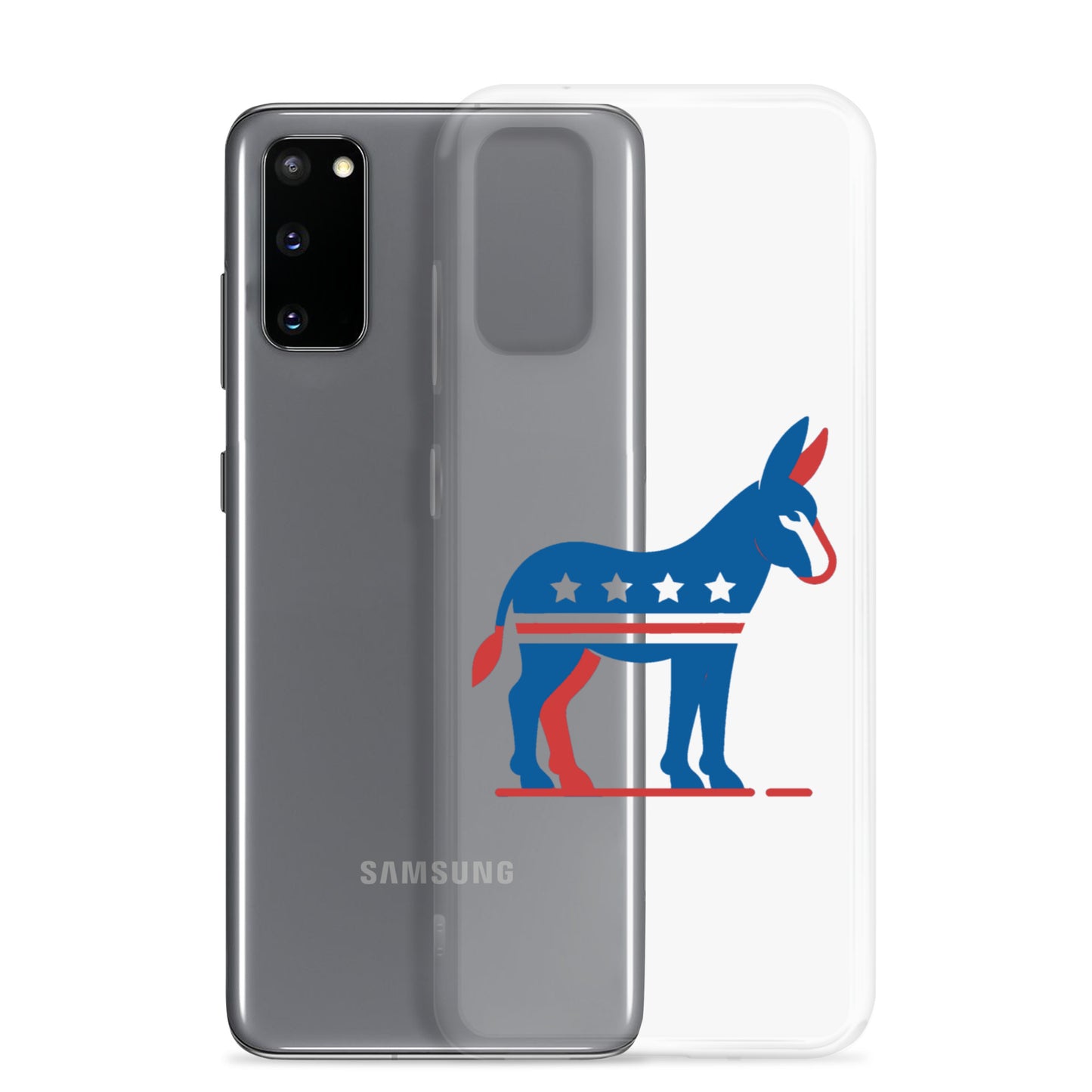 Democrat Donkey Clear Case for Samsung®