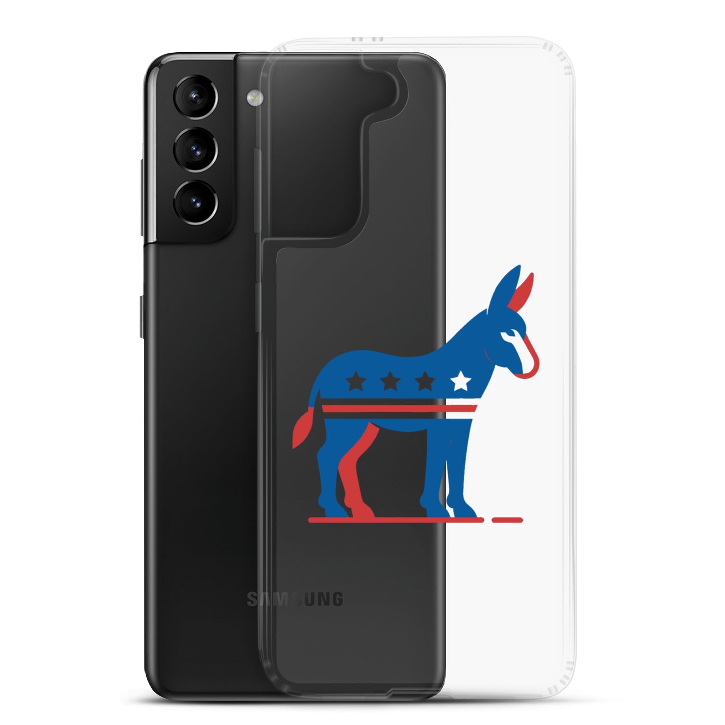 Democrat Donkey Clear Case for Samsung®