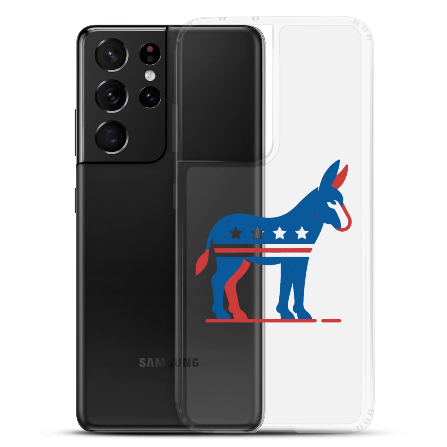 Democrat Donkey Clear Case for Samsung®