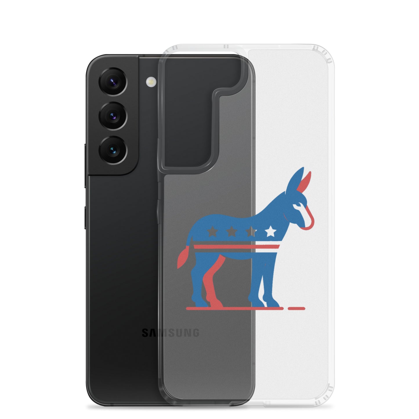 Democrat Donkey Clear Case for Samsung®