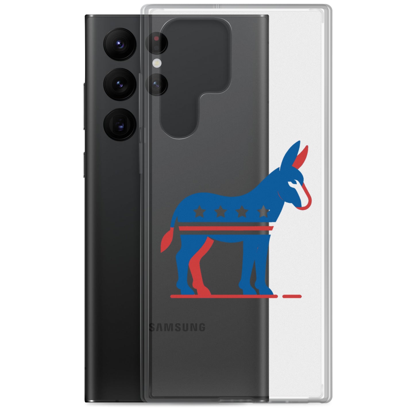 Democrat Donkey Clear Case for Samsung®