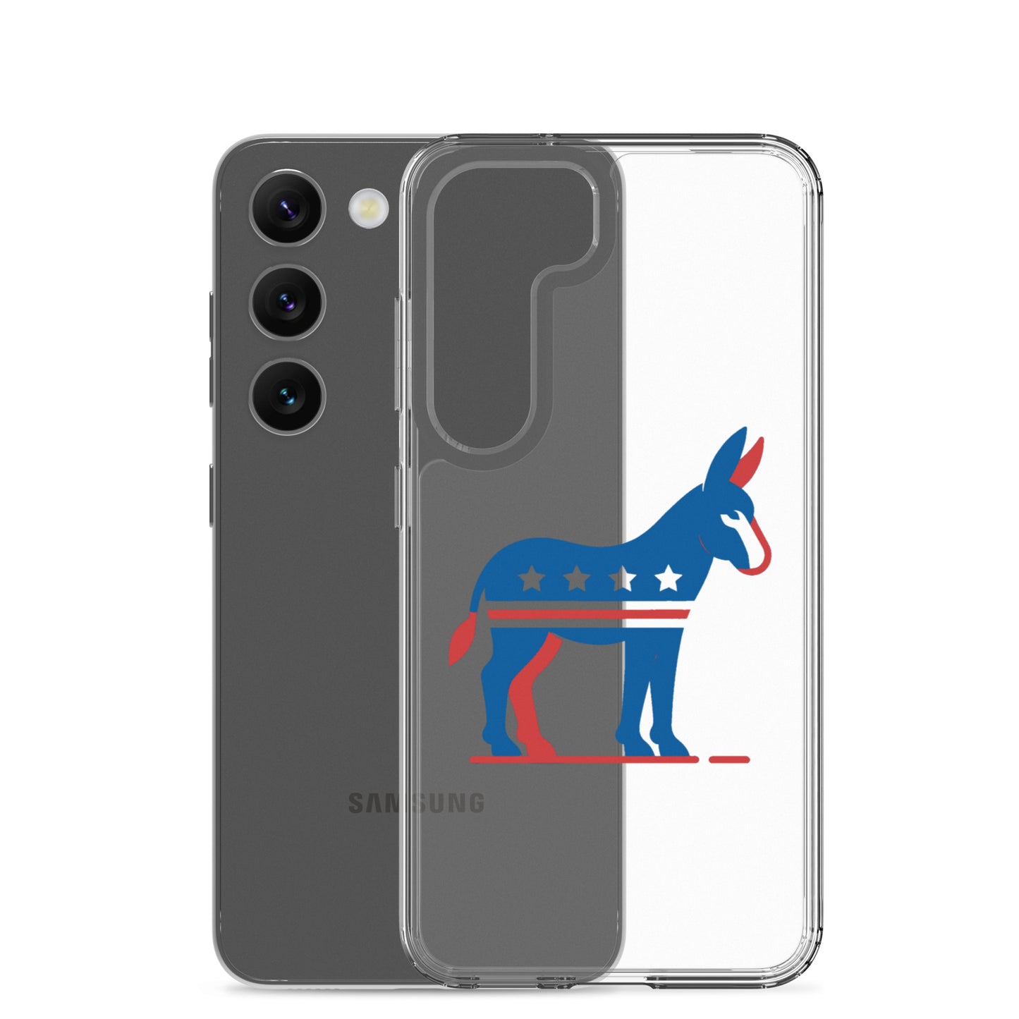 Democrat Donkey Clear Case for Samsung®