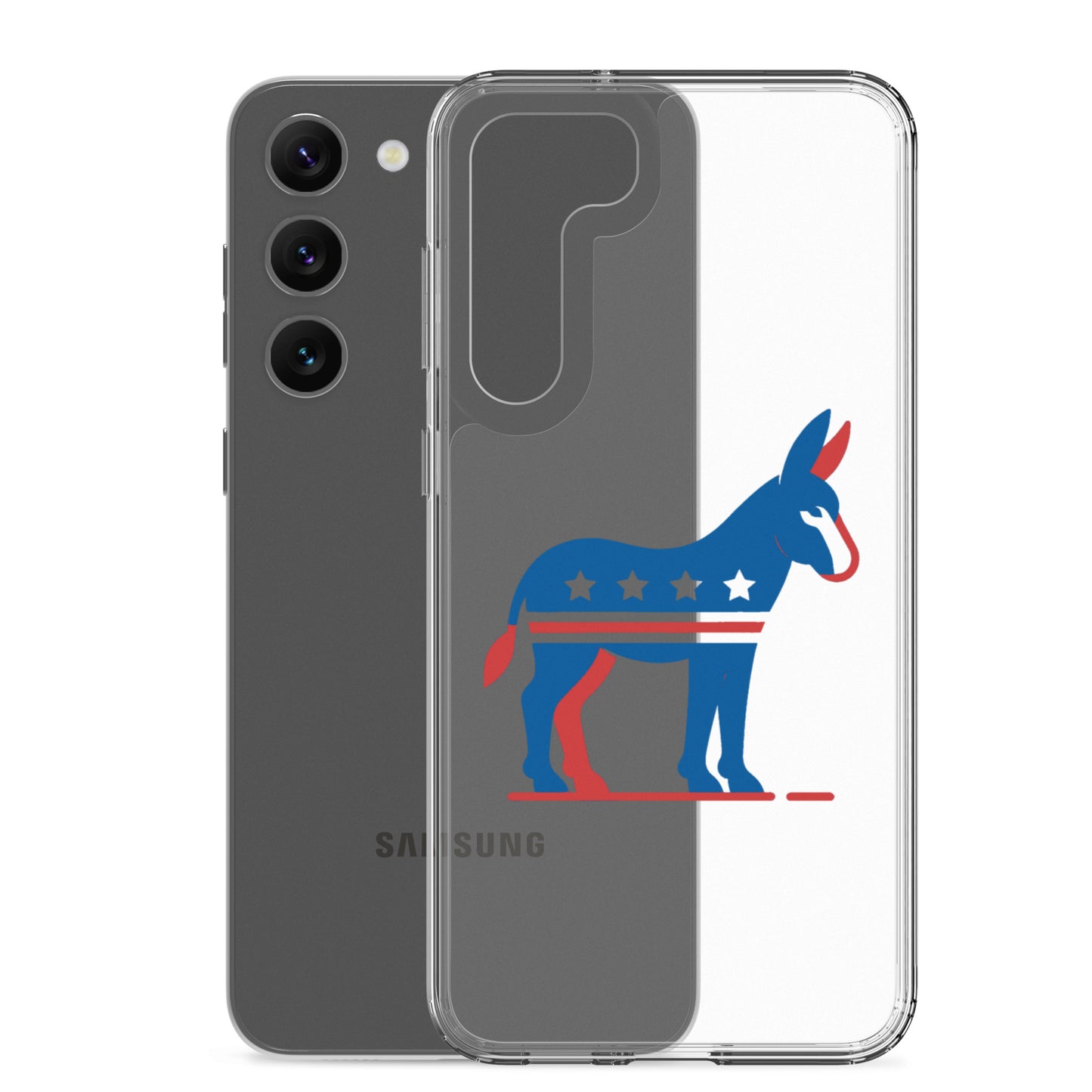 Democrat Donkey Clear Case for Samsung®