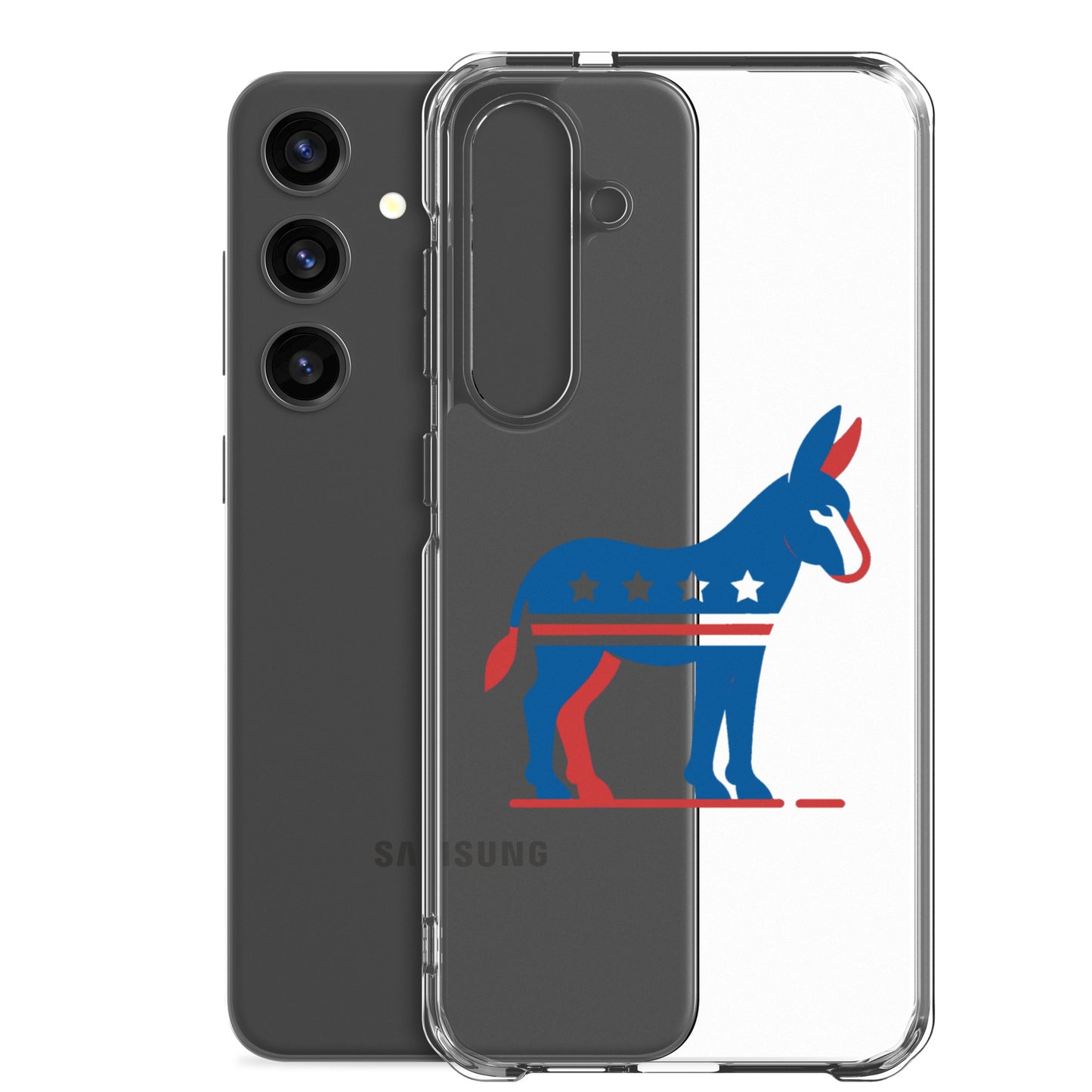 Democrat Donkey Clear Case for Samsung®