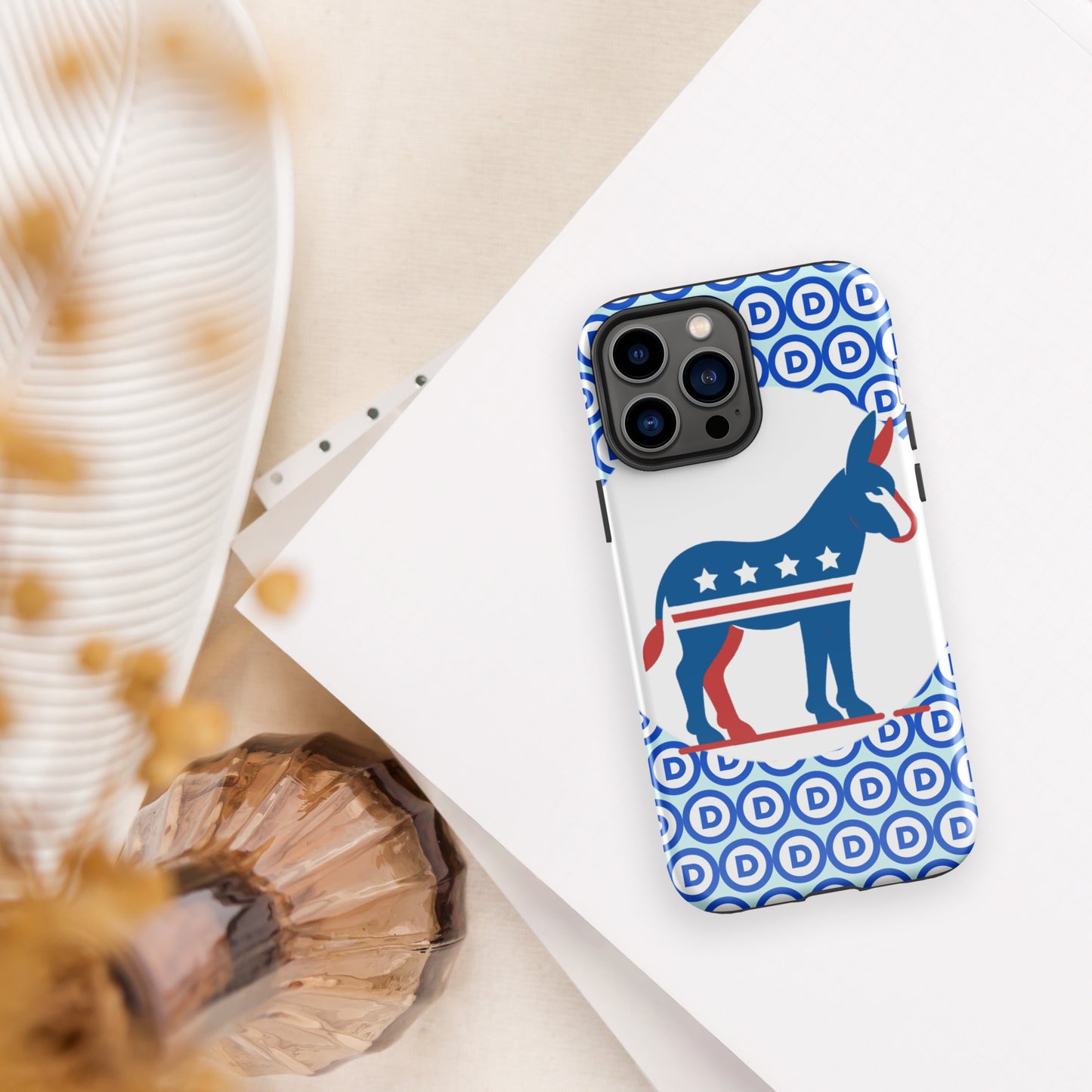 Democrat Tough Phone Case for iPhone®