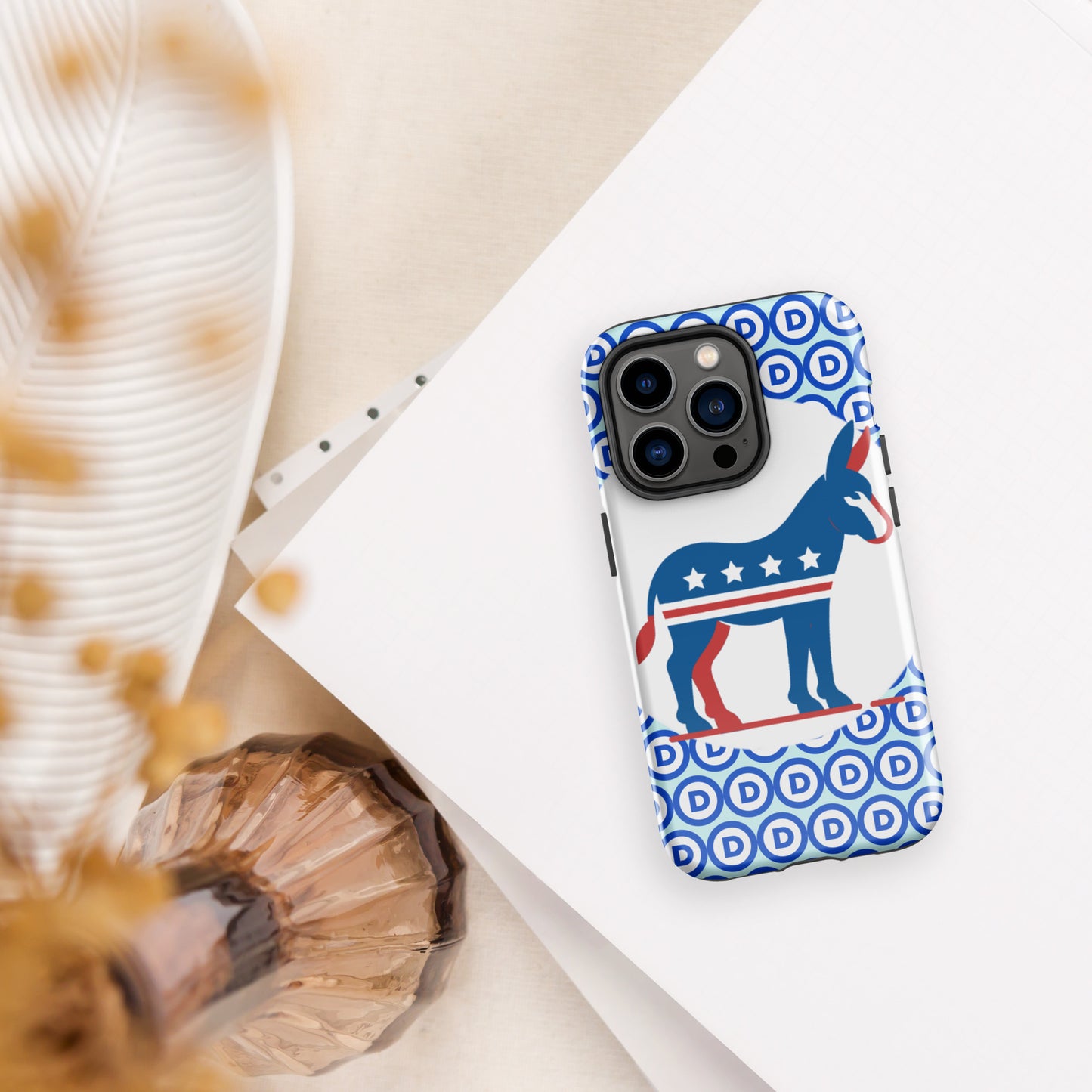 Democrat Tough Phone Case for iPhone®