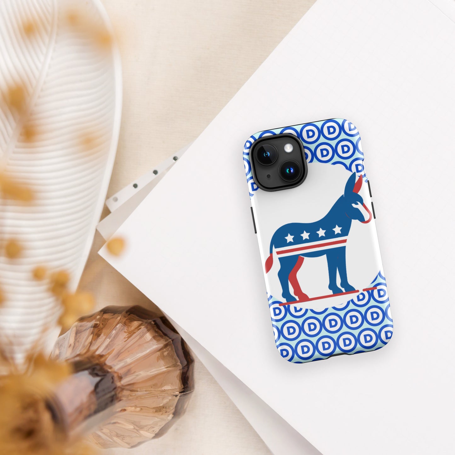 Democrat Tough Phone Case for iPhone®