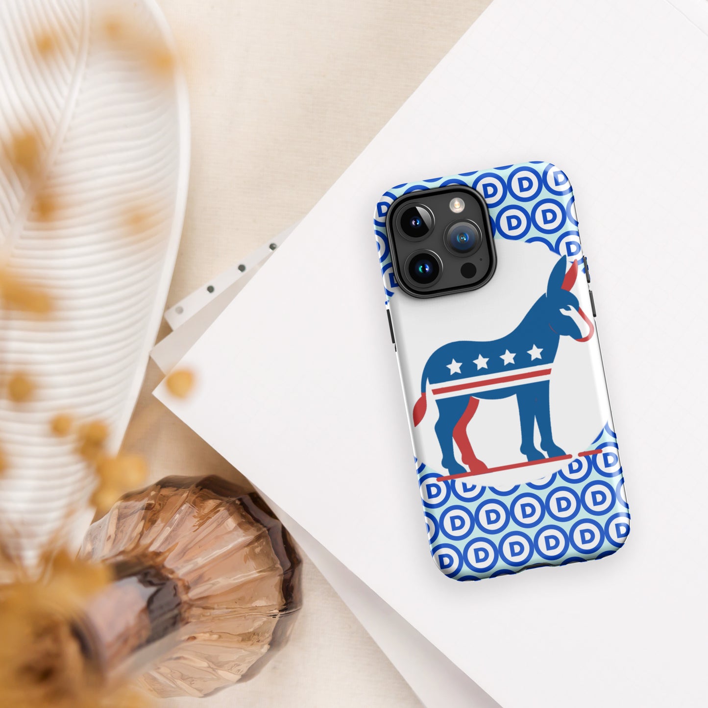 Democrat Tough Phone Case for iPhone®