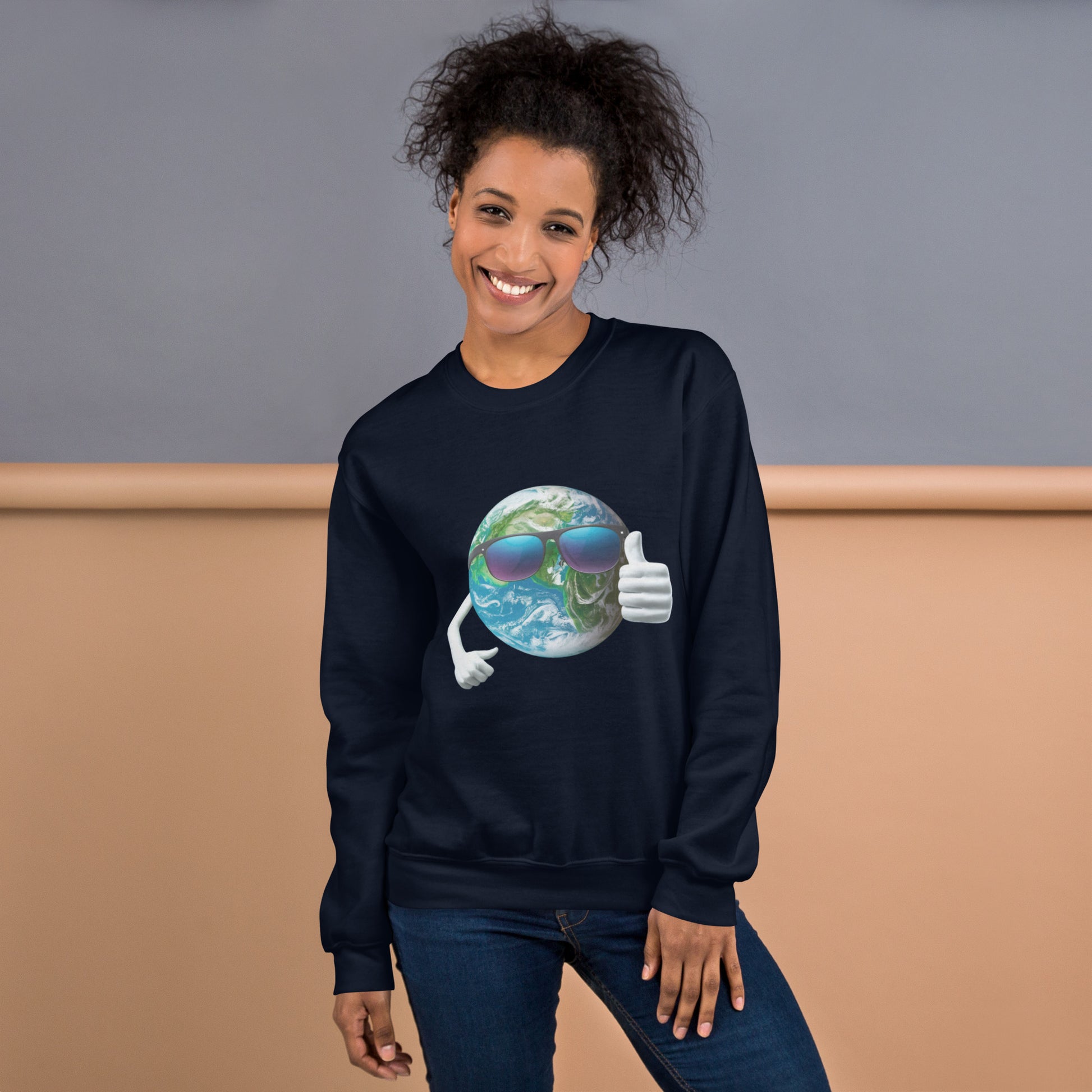 Cool Earth Sweatshirt - navy