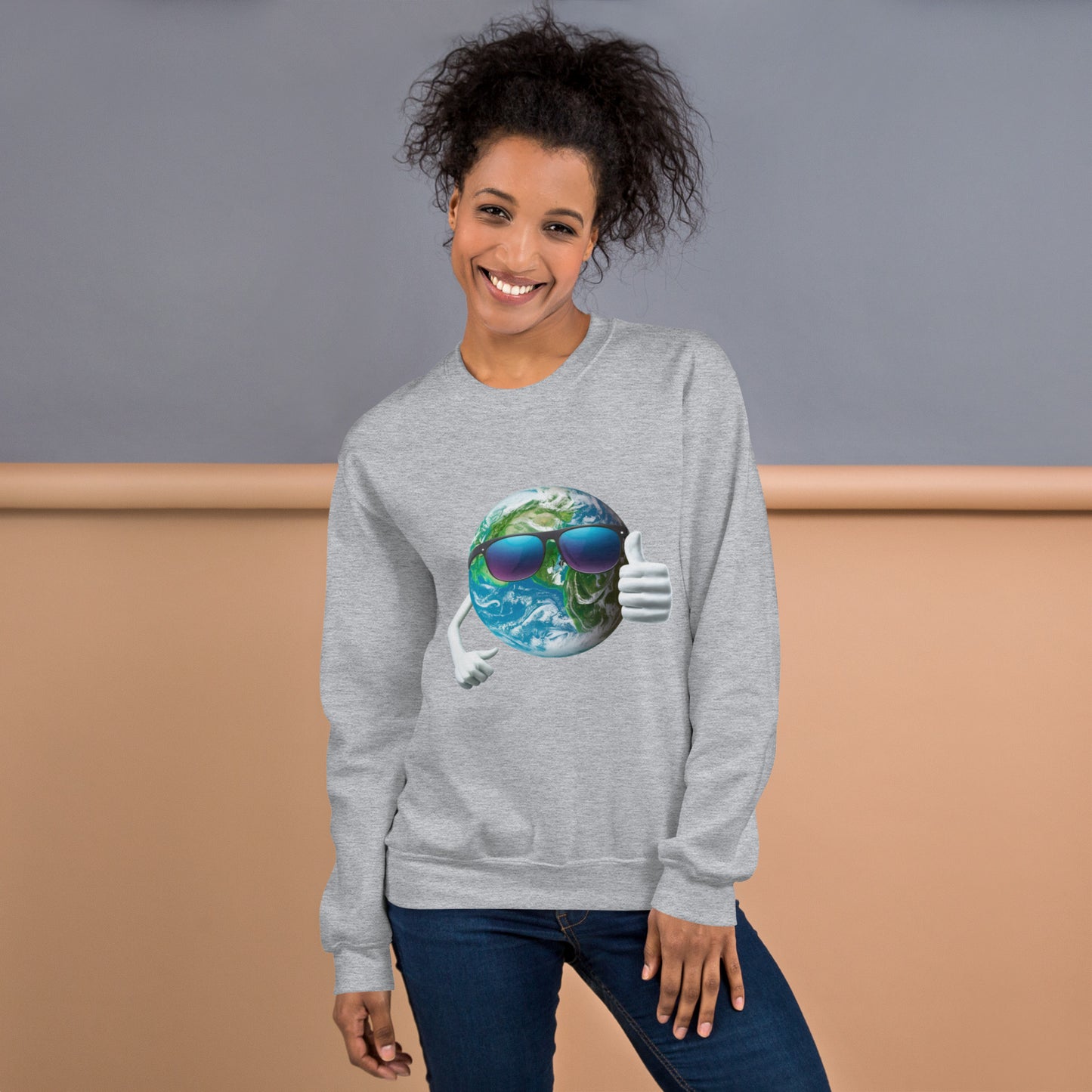 Cool Earth Sweatshirt - grey