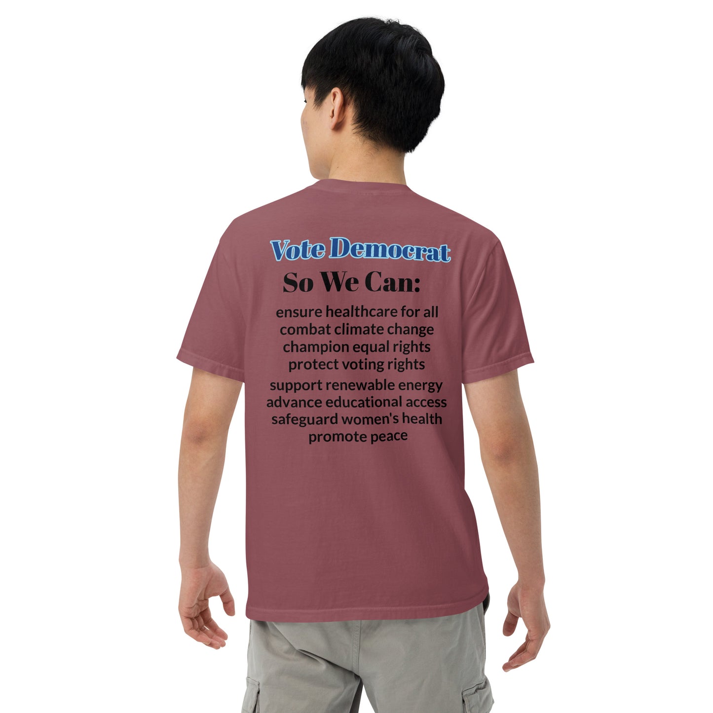 Vote Democrat Values Heavyweight T-Shirt