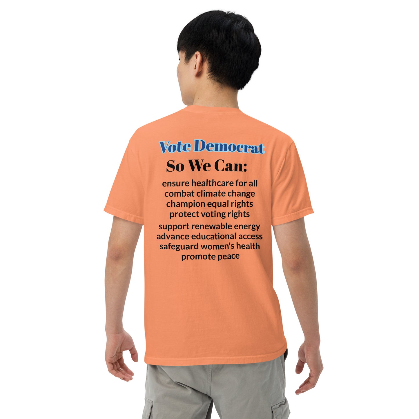 Vote Democrat Values Heavyweight T-Shirt