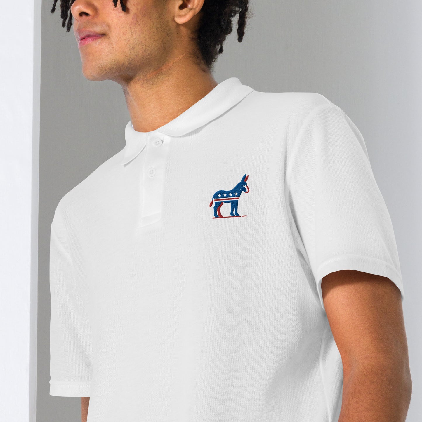 Democrat Unisex pique polo shirt