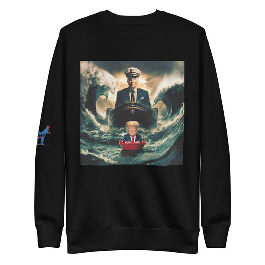 Capitan Biden Sweatshirt - Front, Black