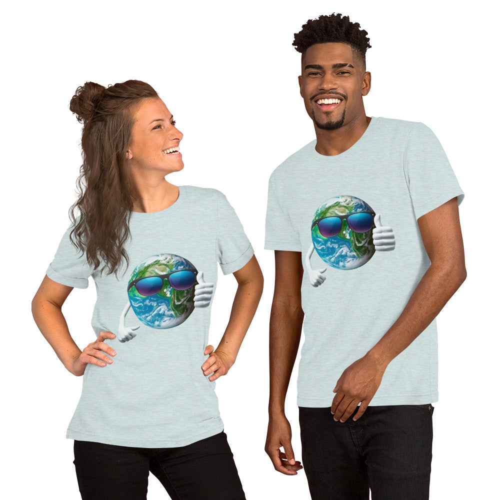 Cool Earth Advocacy Tee - ice blue